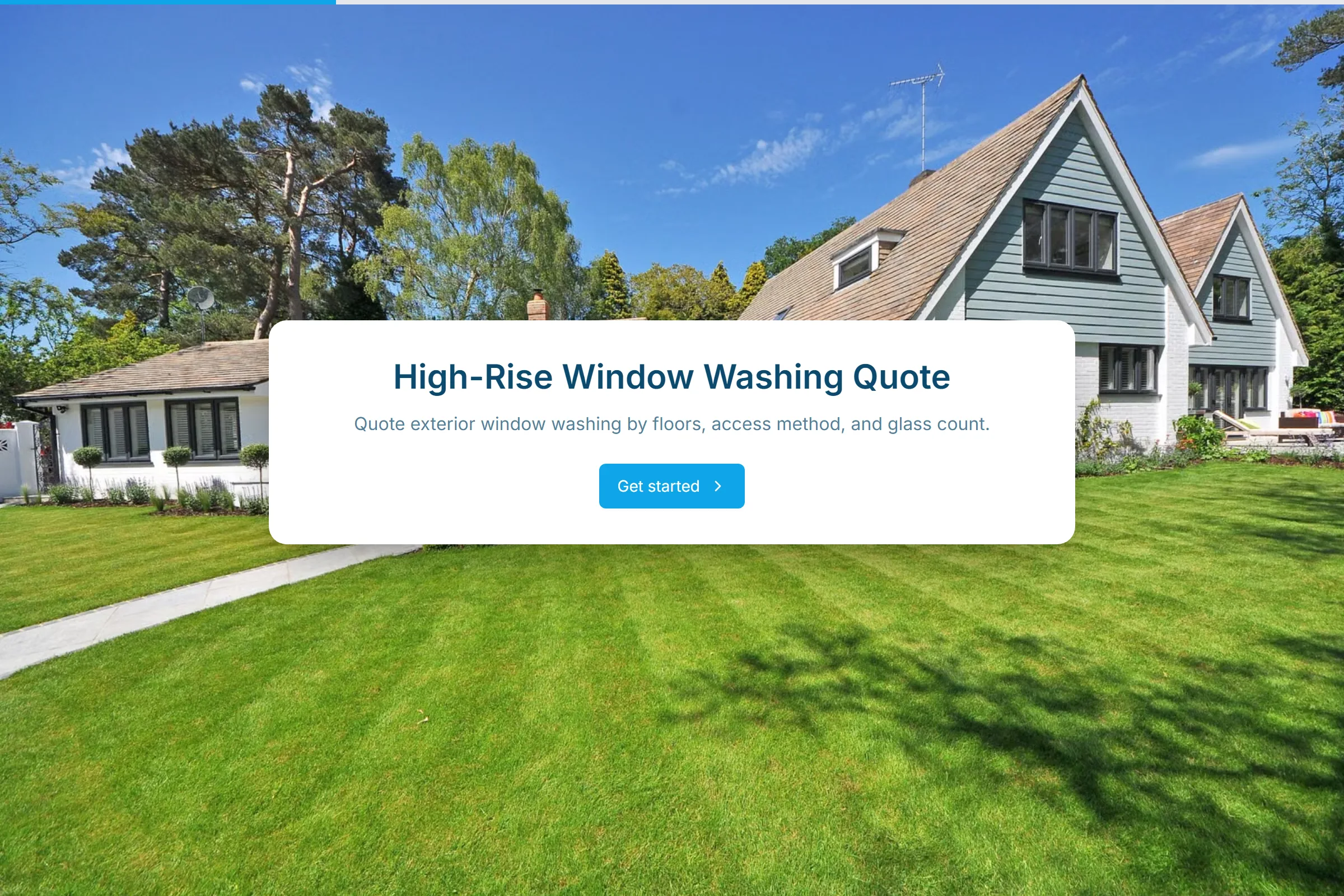 High-Rise Window Washing Quote template preview