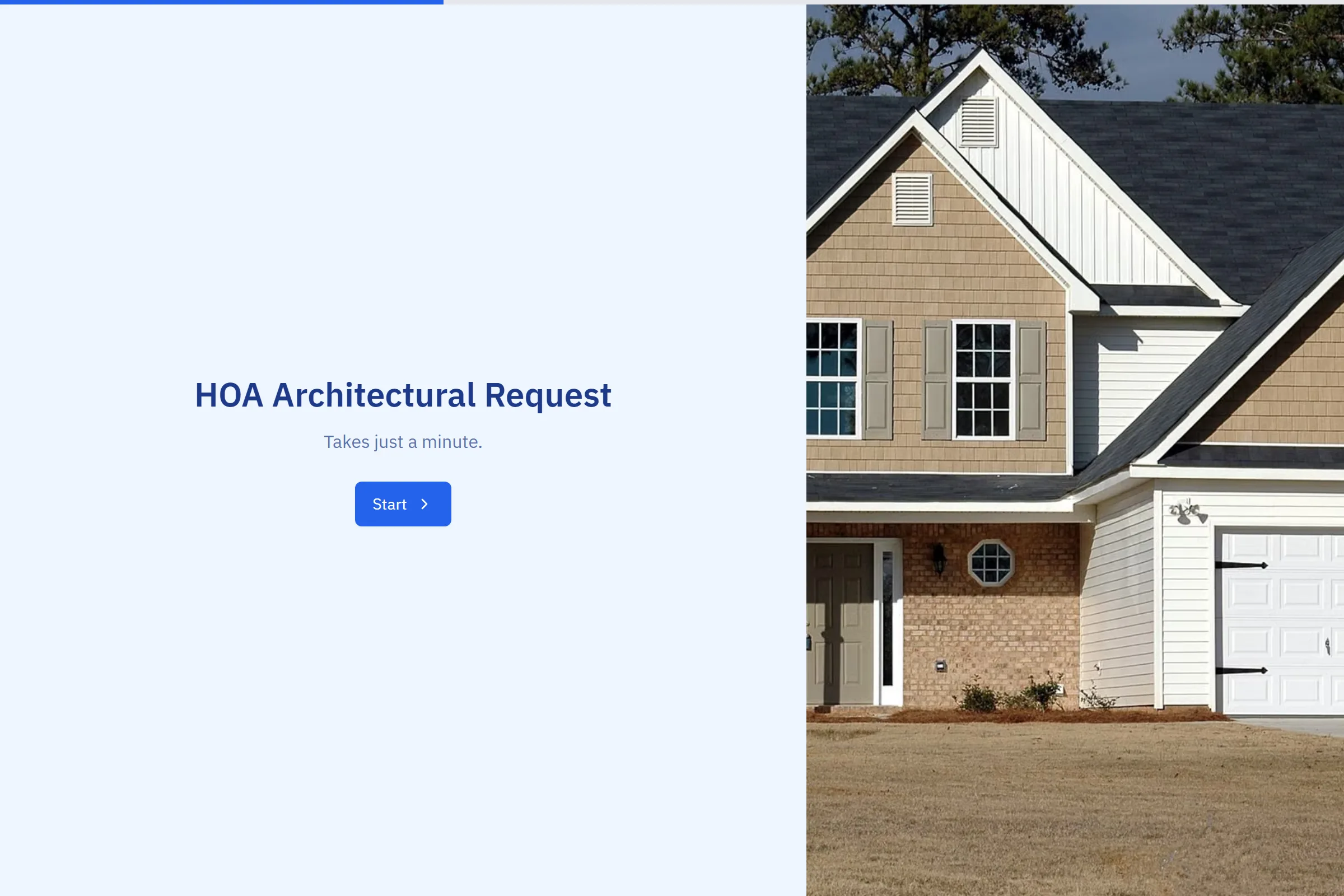 HOA Architectural Request template preview