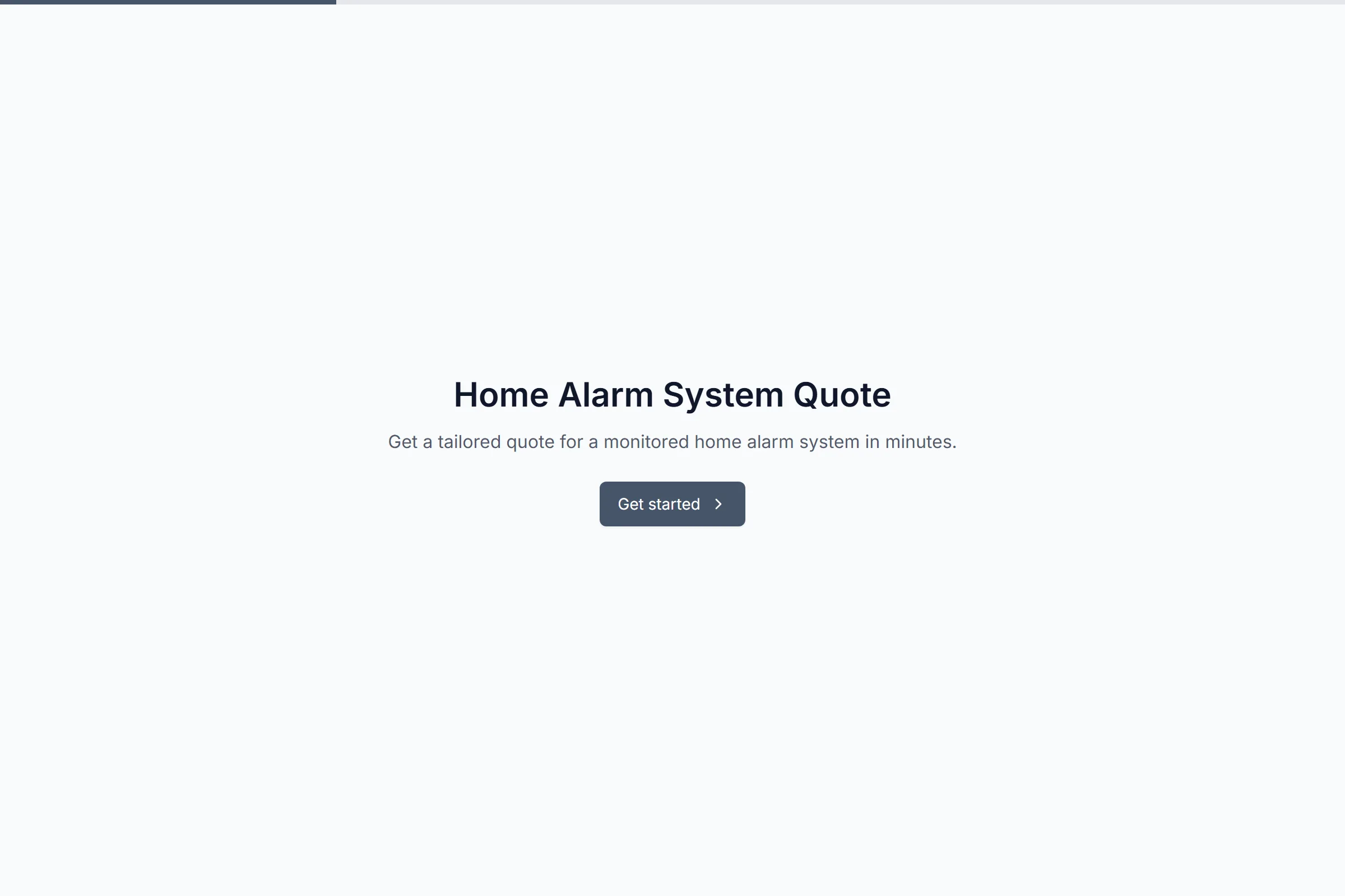 Home Alarm System Quote template preview
