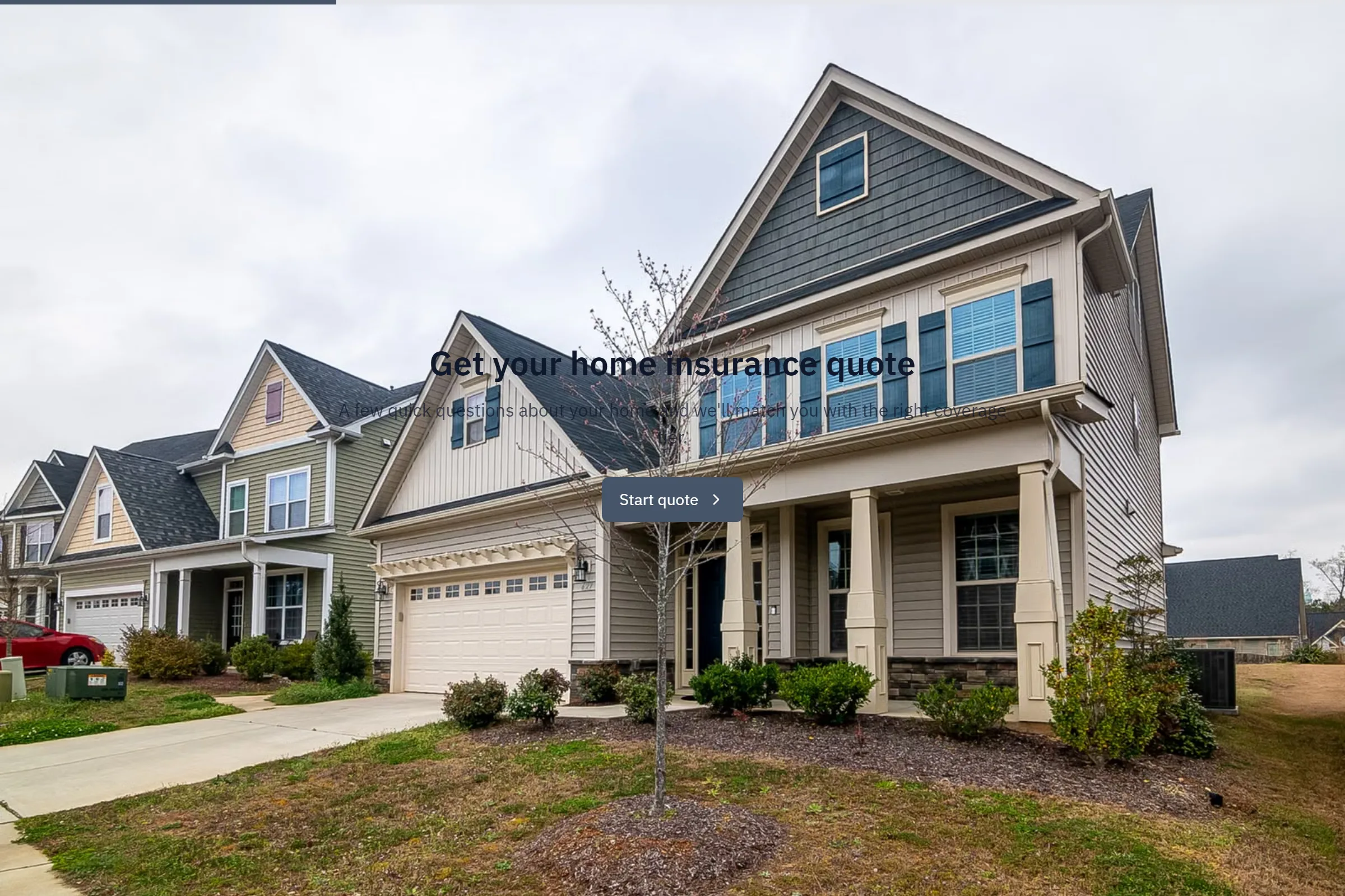 Home Insurance Quote Intake template preview