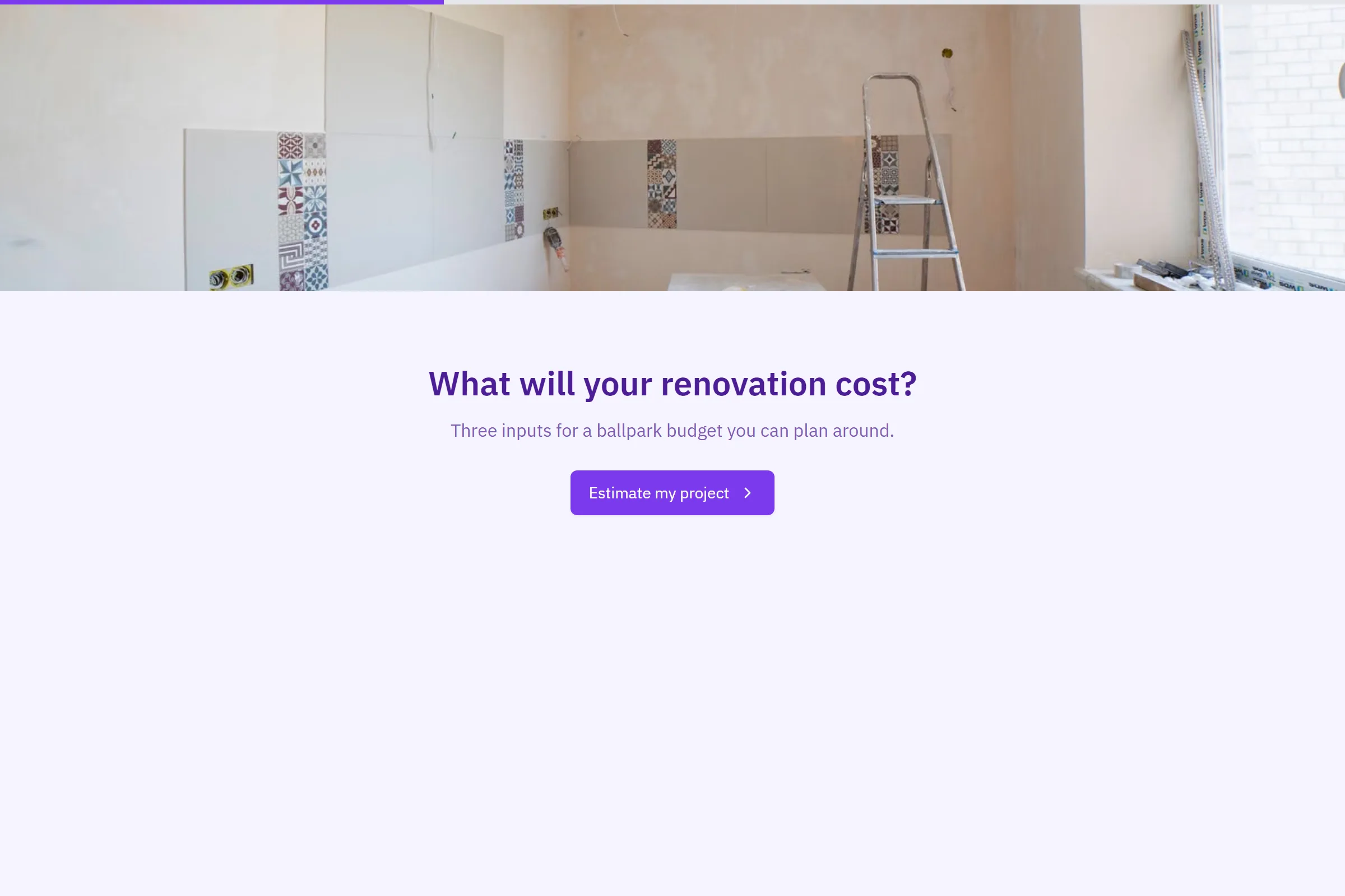Home Renovation Cost Estimator template preview