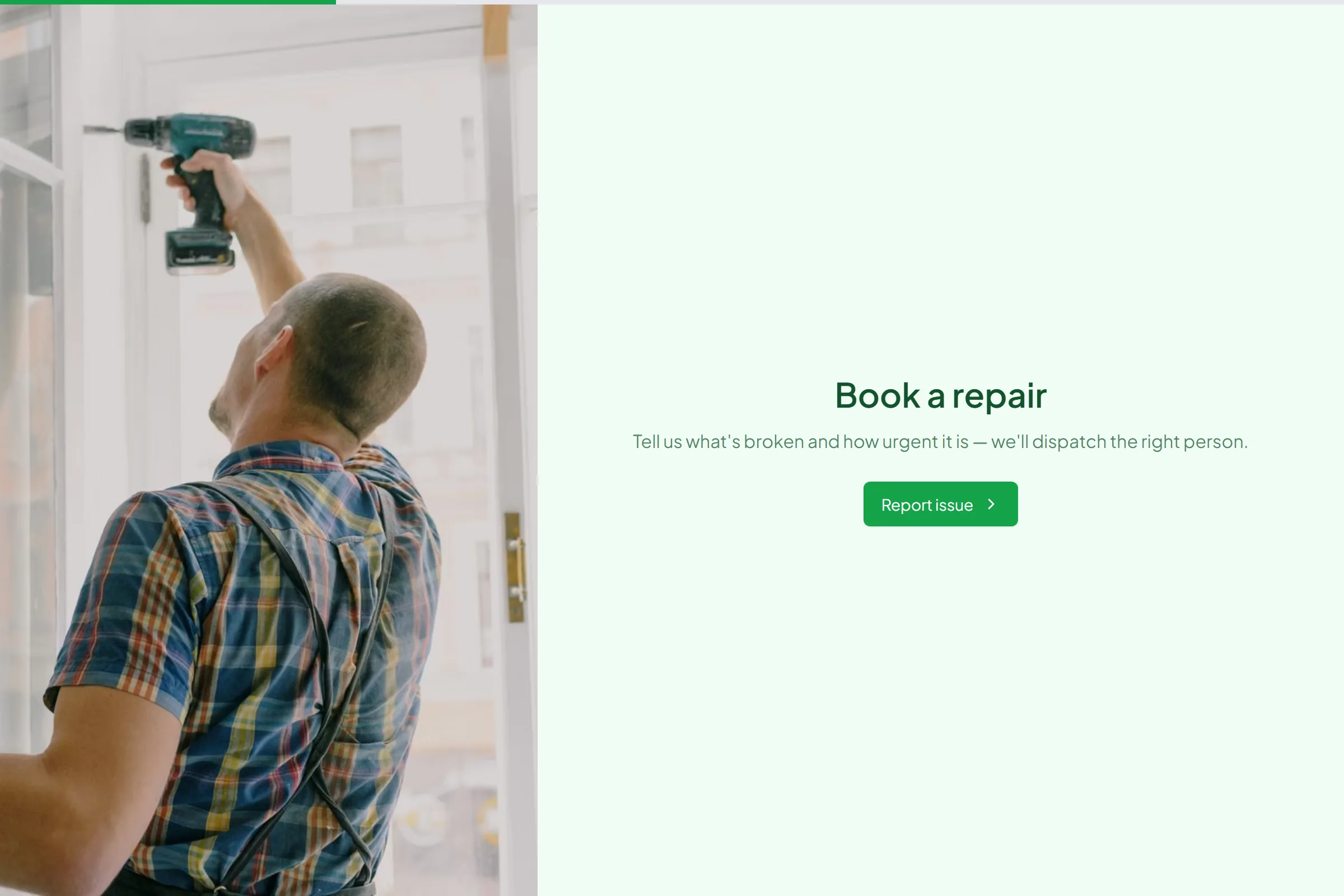 Home Repair Dispatch template preview