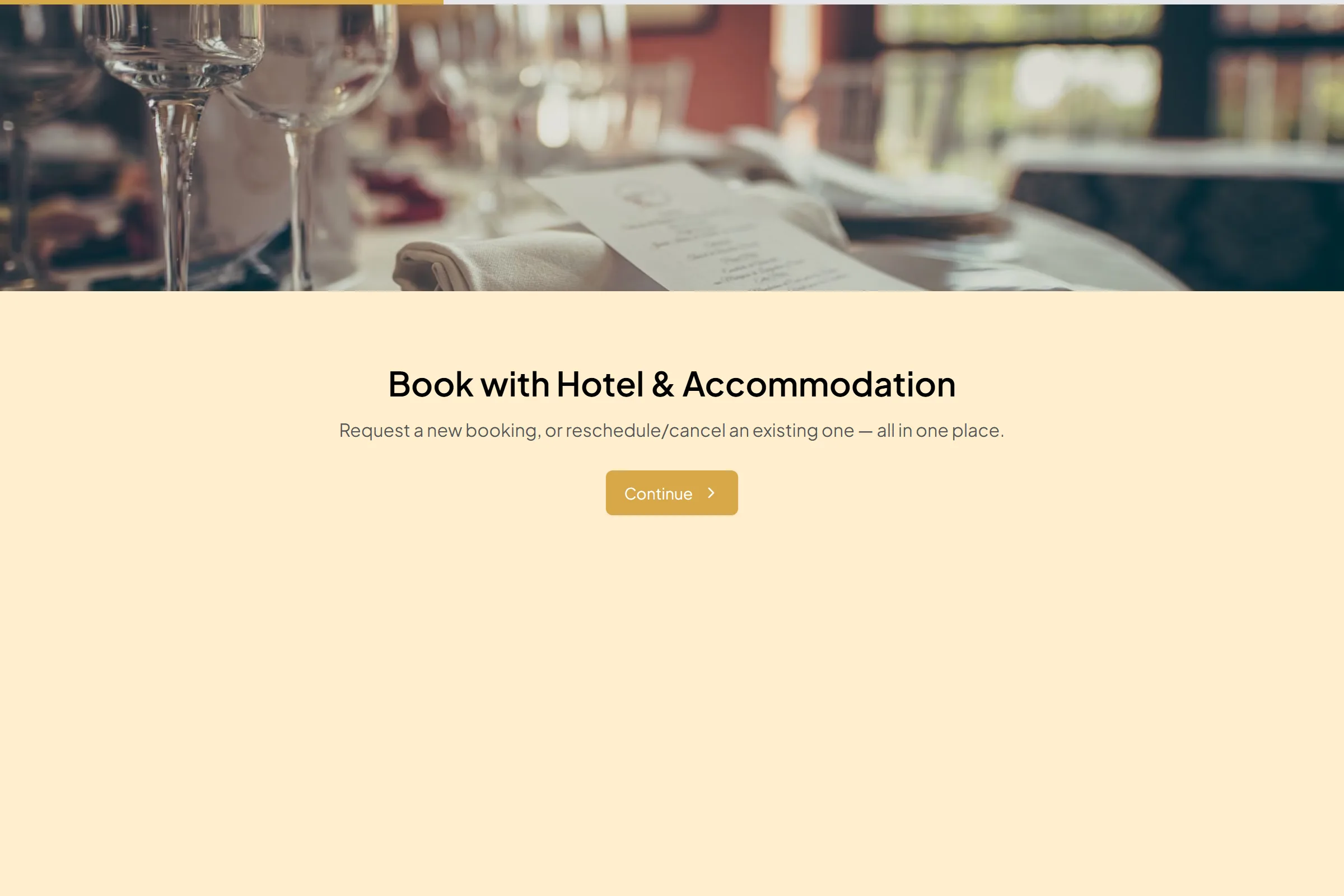 Hotel & Accommodation Reservation template preview