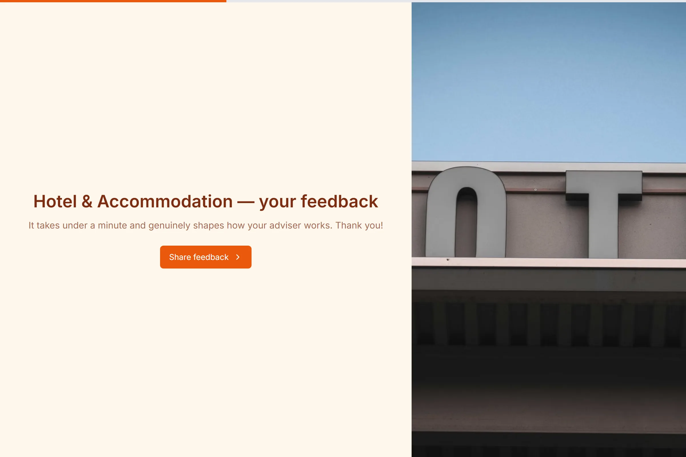 Hotel & Accommodation Satisfaction Survey template preview