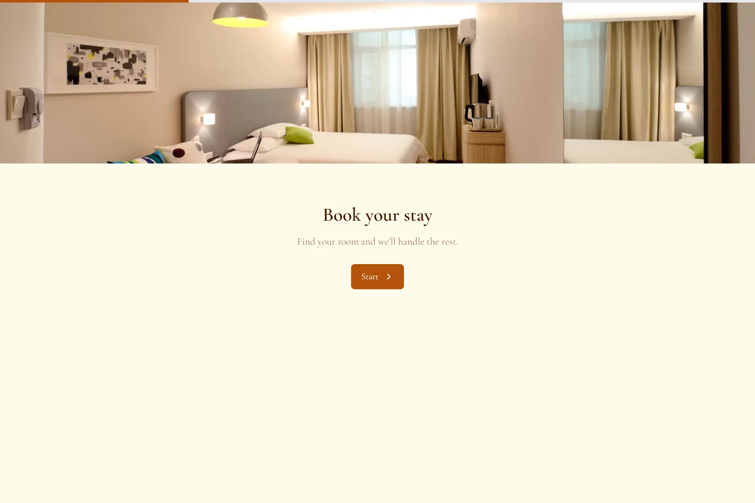 Hotel Booking template preview