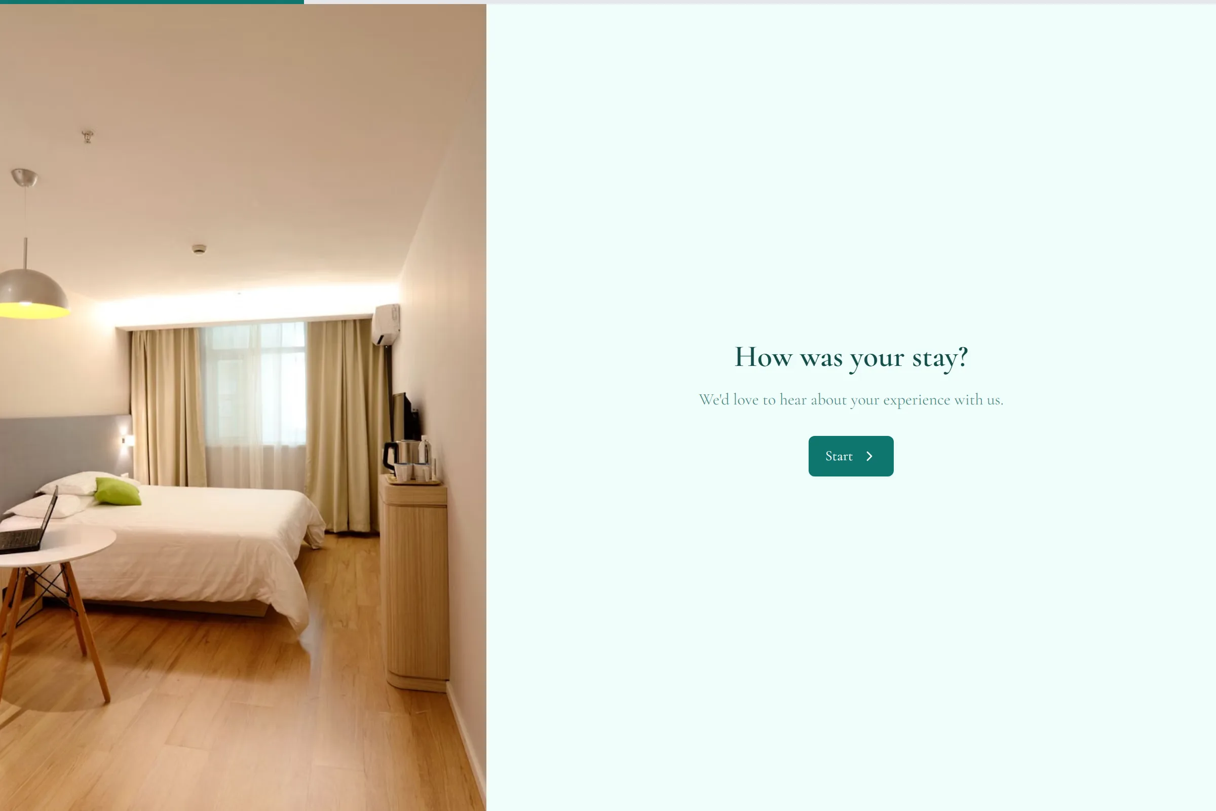 Hotel Stay Feedback template preview
