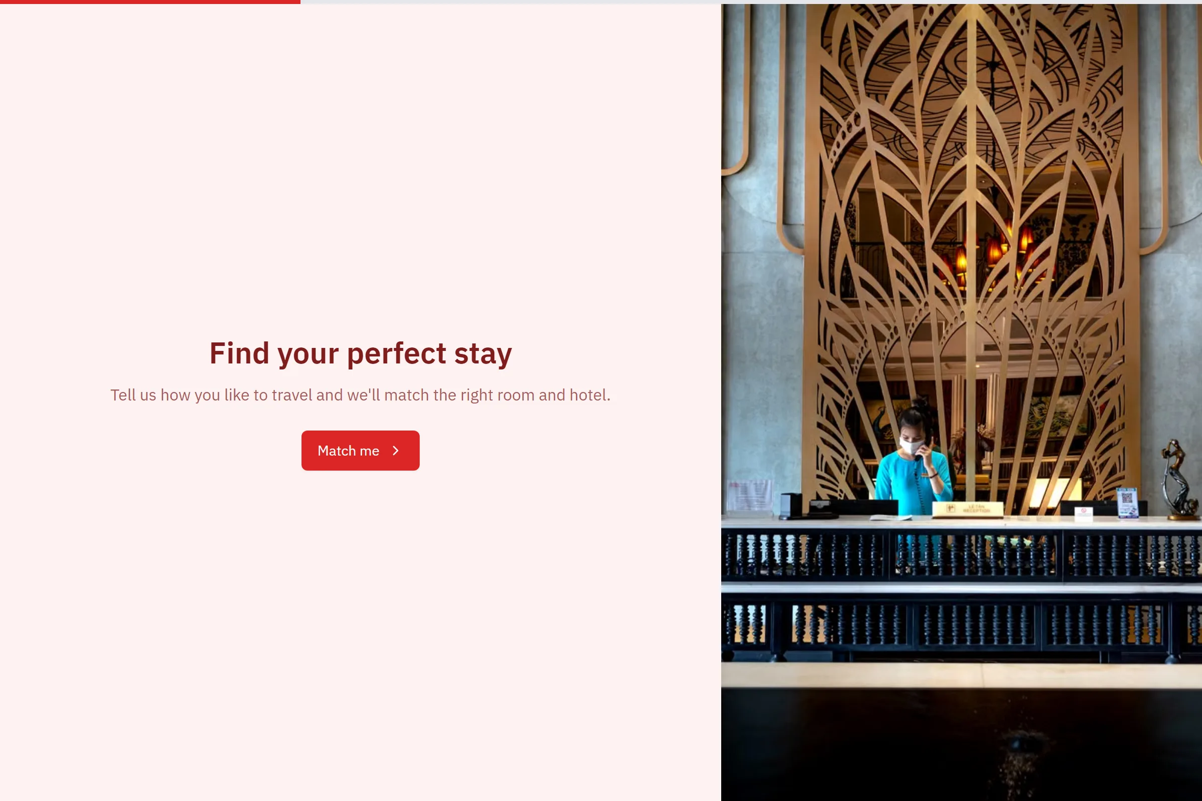 Hotel Preferences Finder template preview