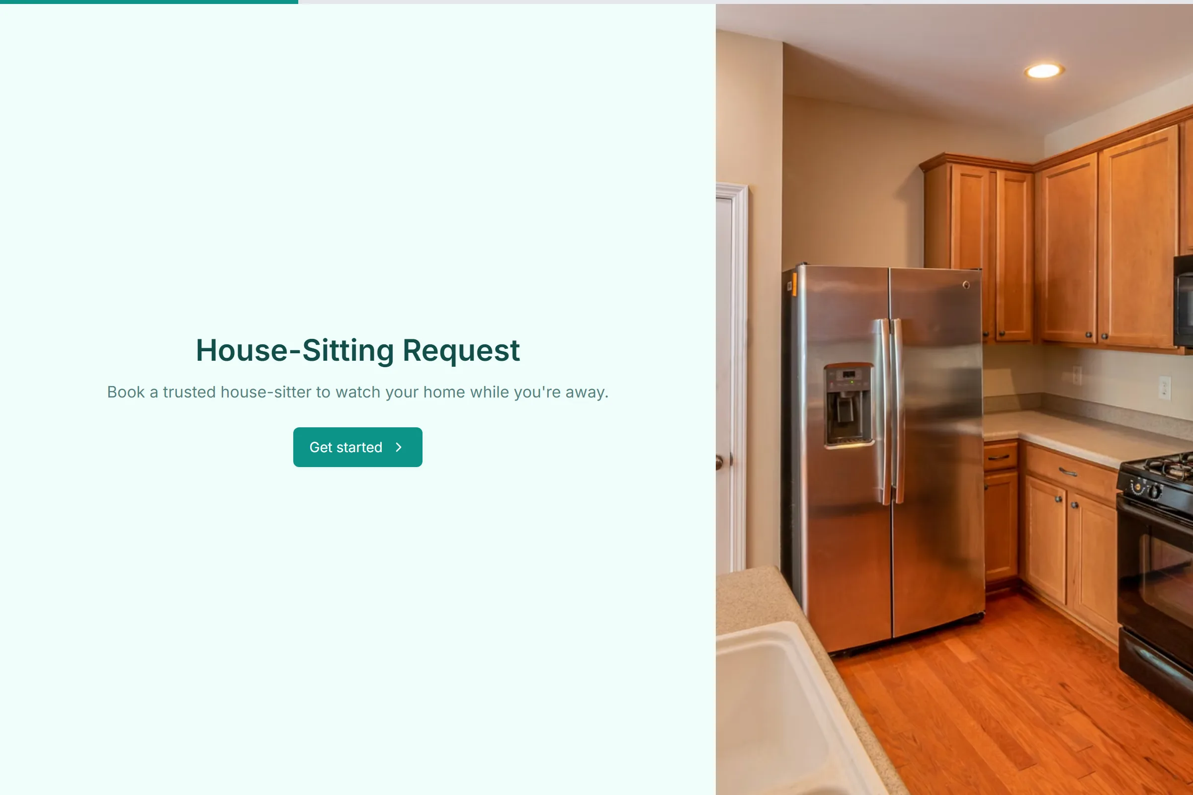 House-Sitting Request template preview