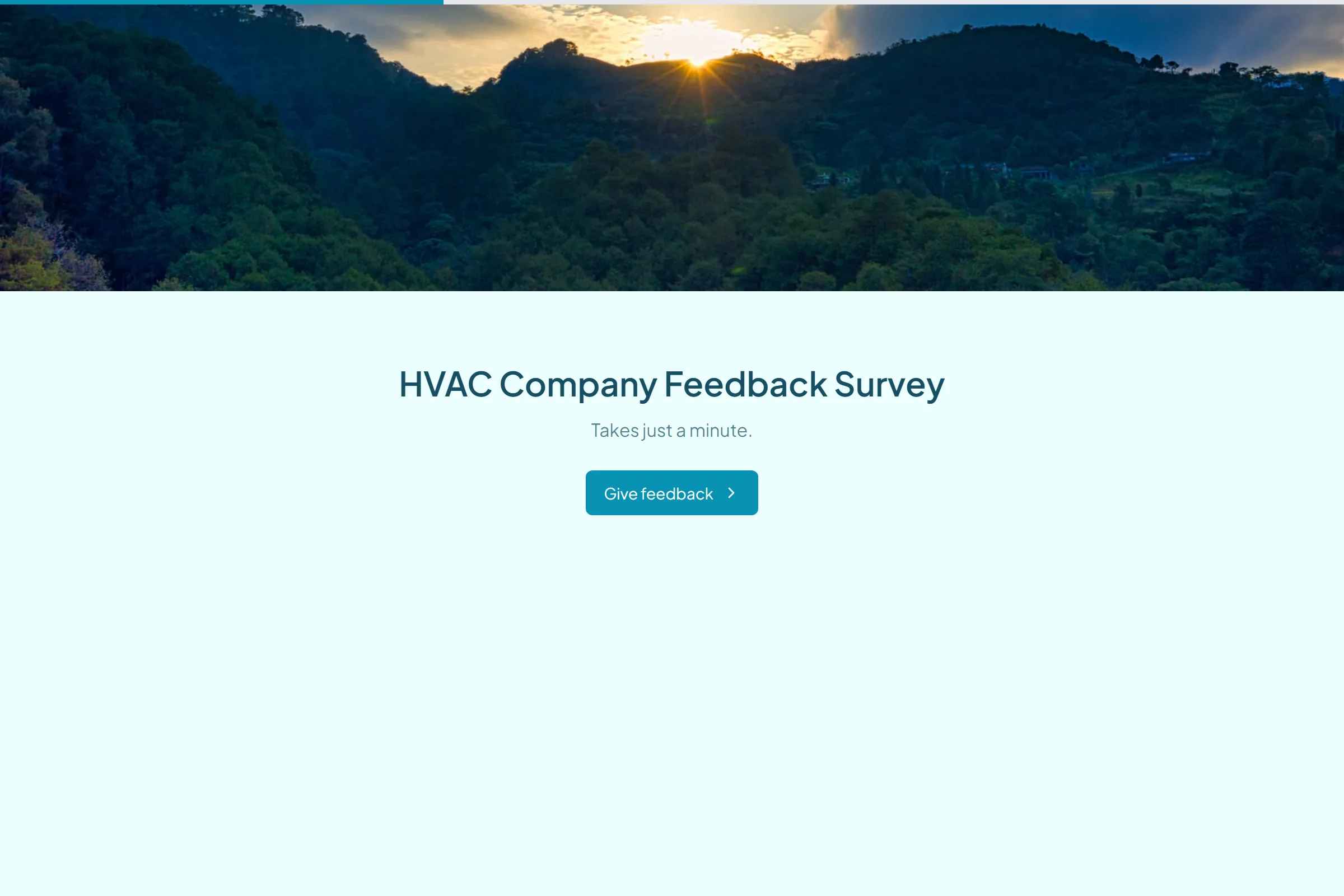 HVAC Company Feedback Survey template preview