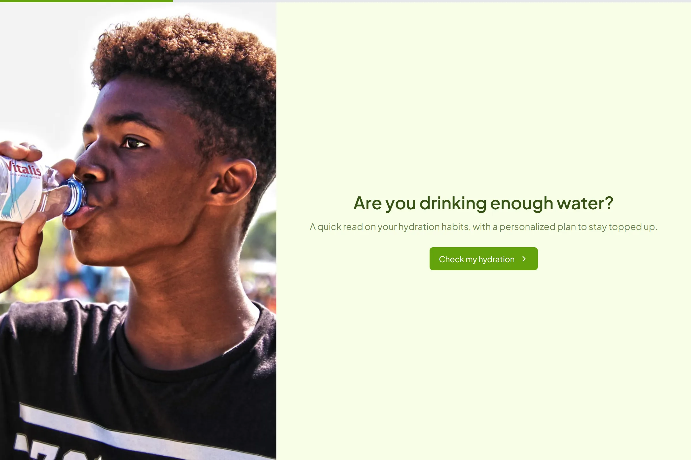 Hydration Habits Assessment template preview