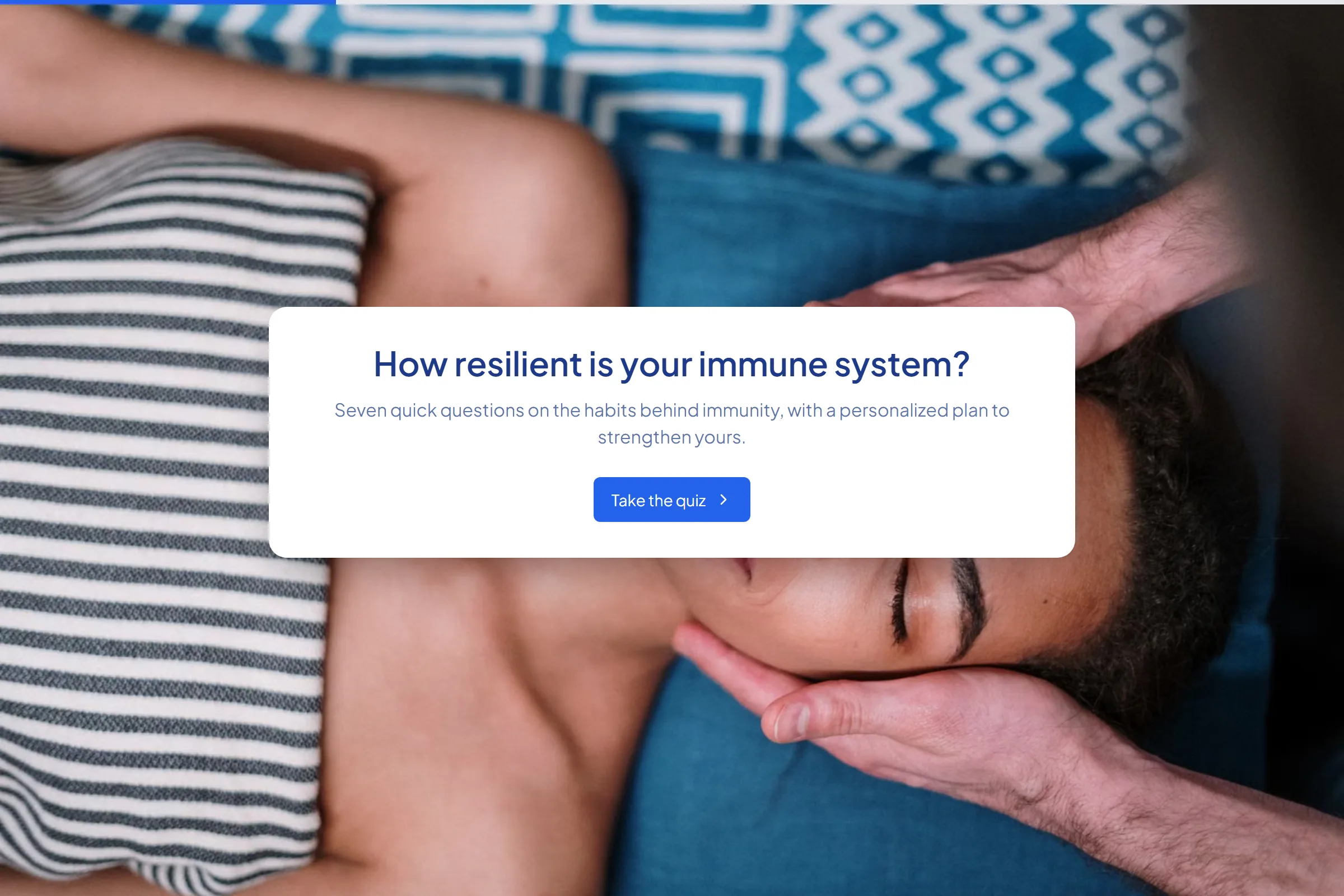 Immune Resilience Quiz template preview