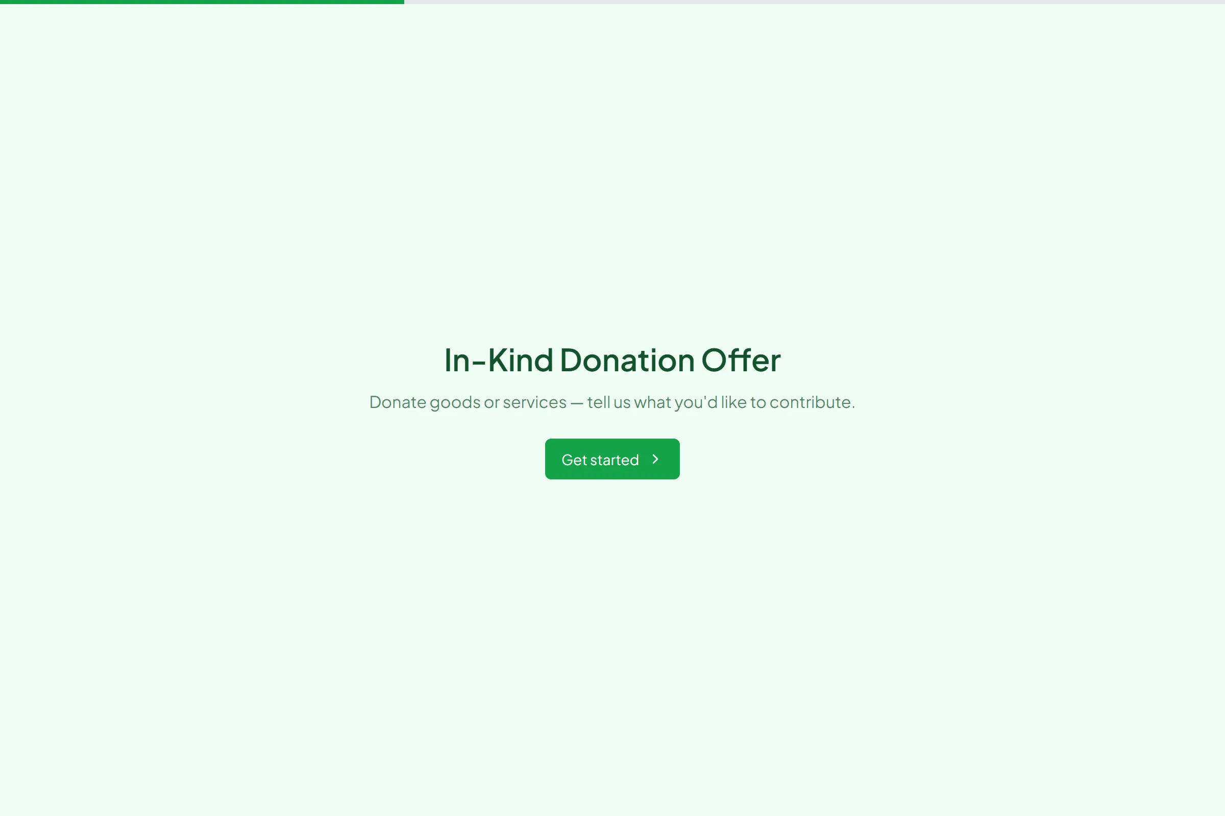 In-Kind Donation Offer template preview