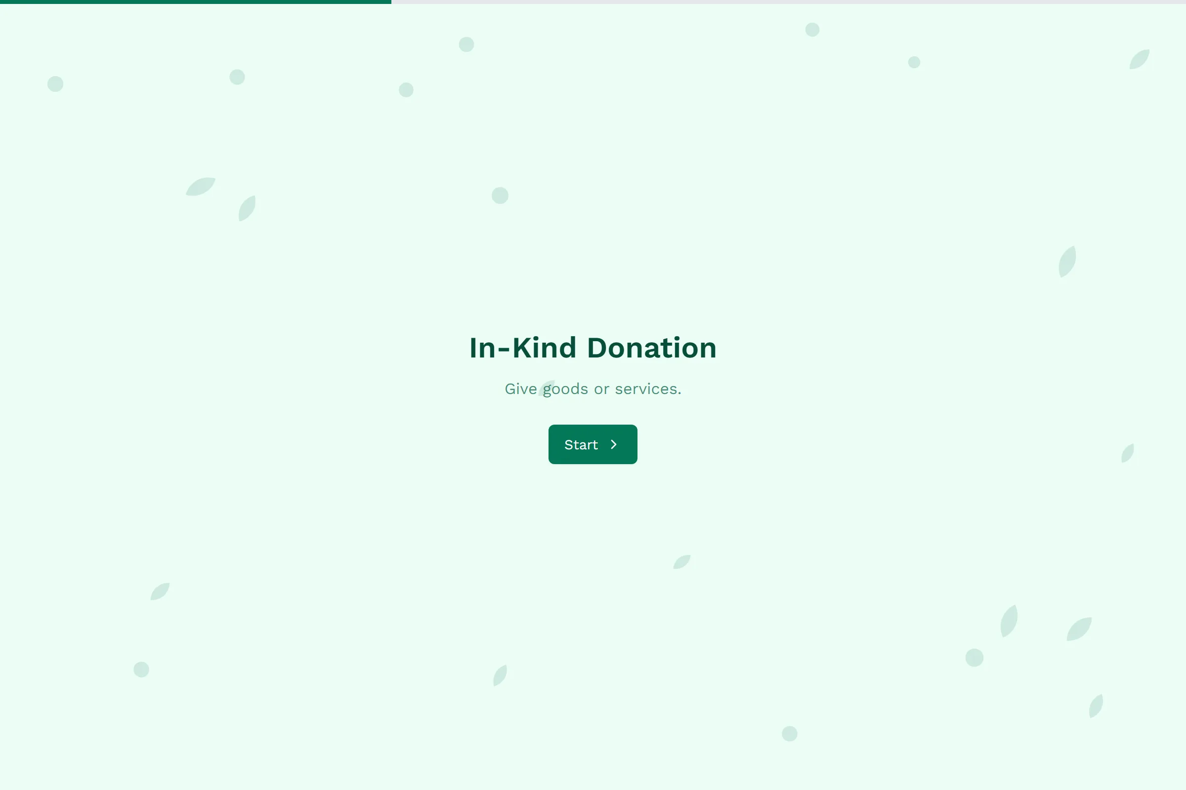 In-Kind Donation template preview