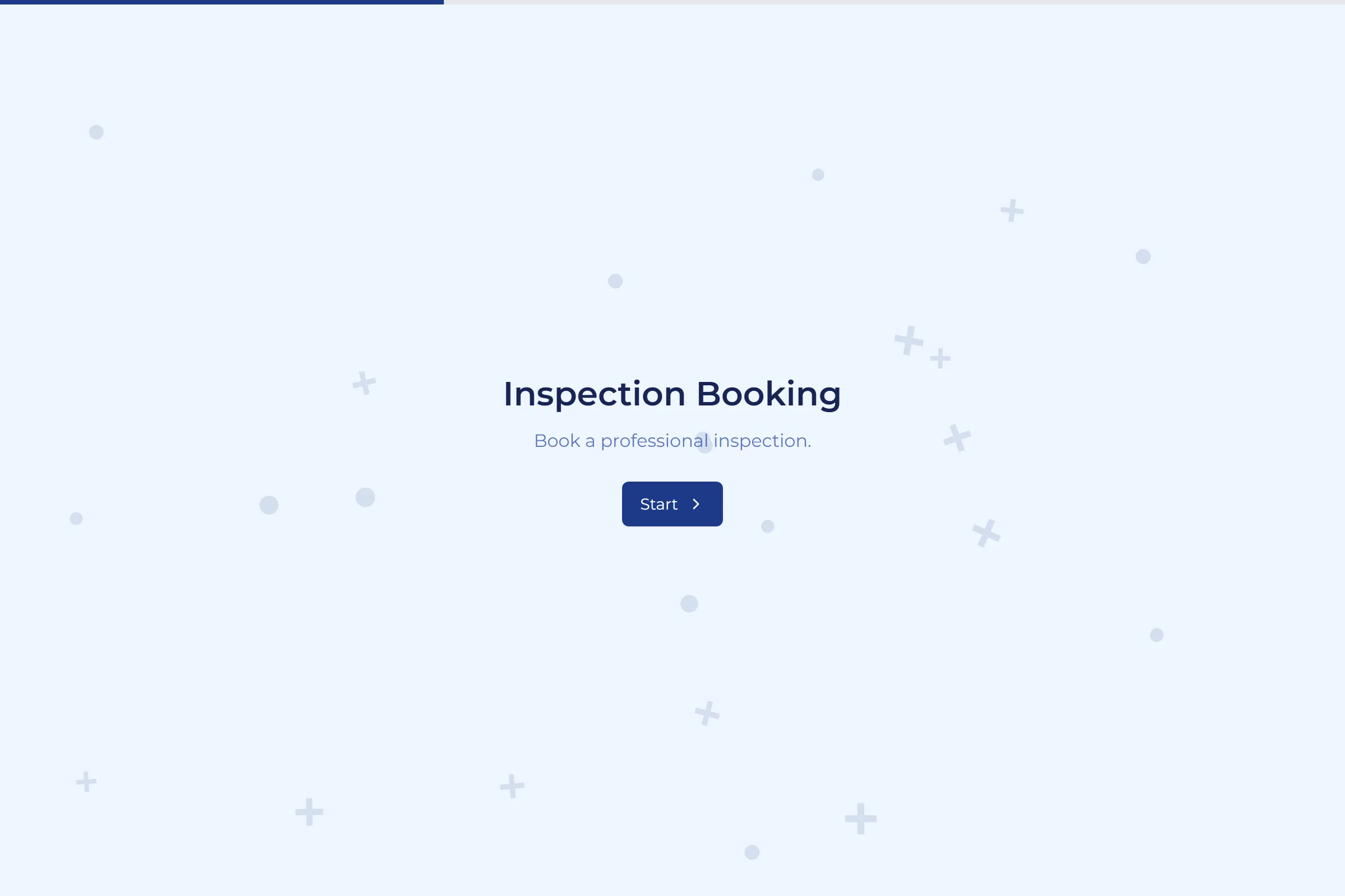 Inspection Booking template preview