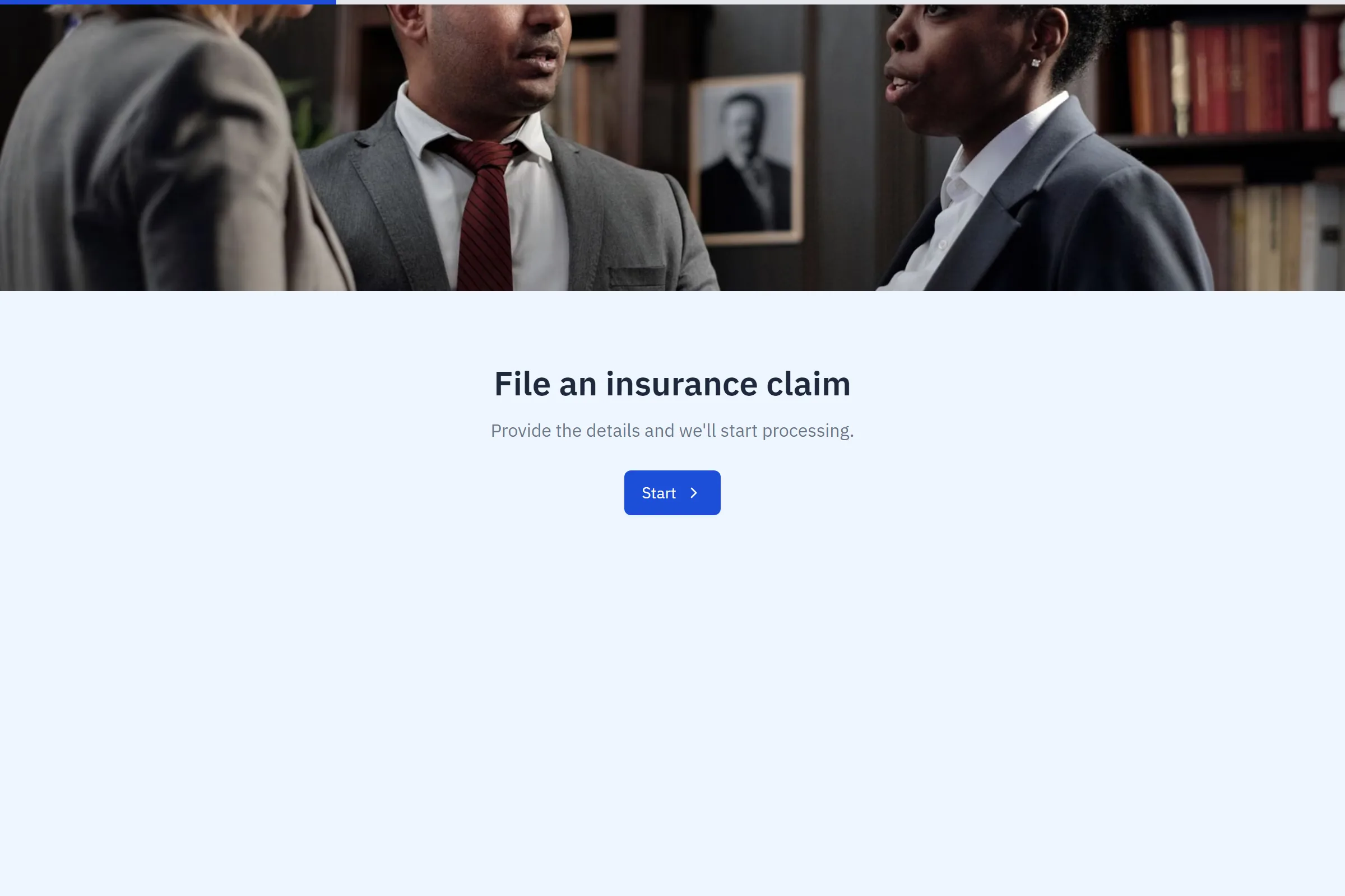 Insurance Claim template preview