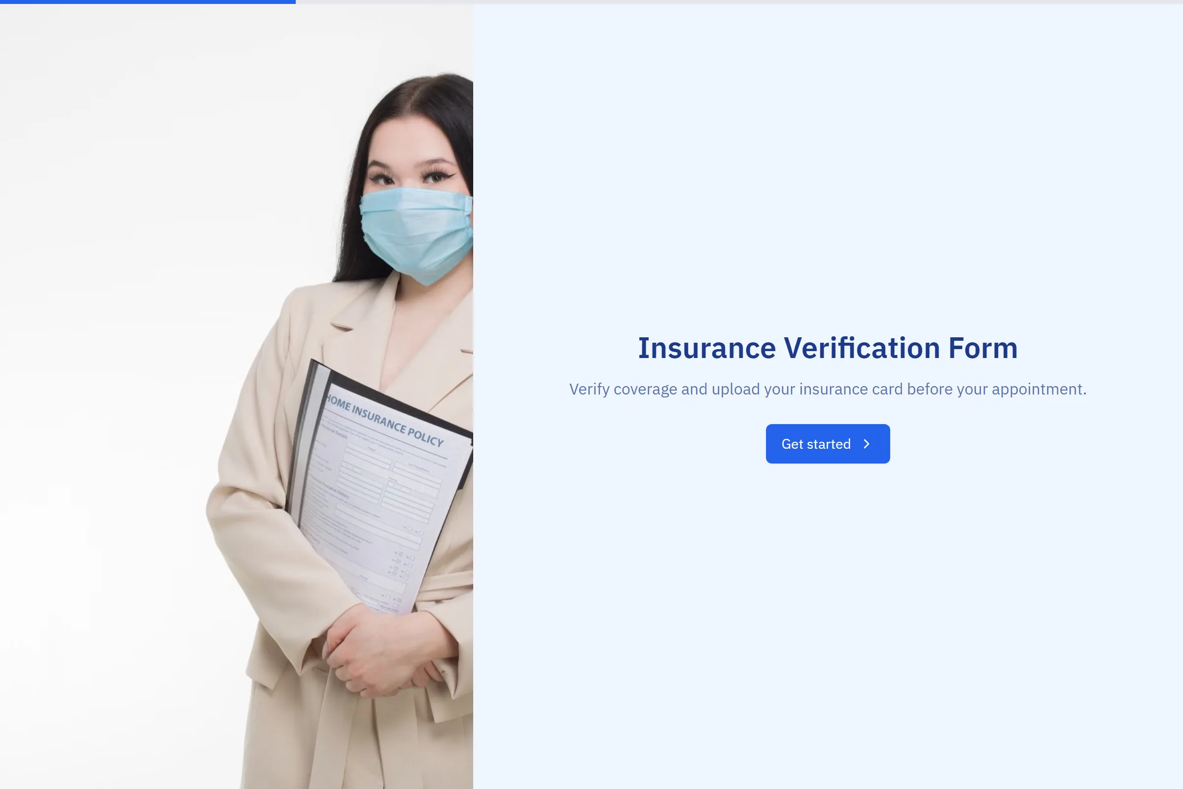 Insurance Verification Form template preview