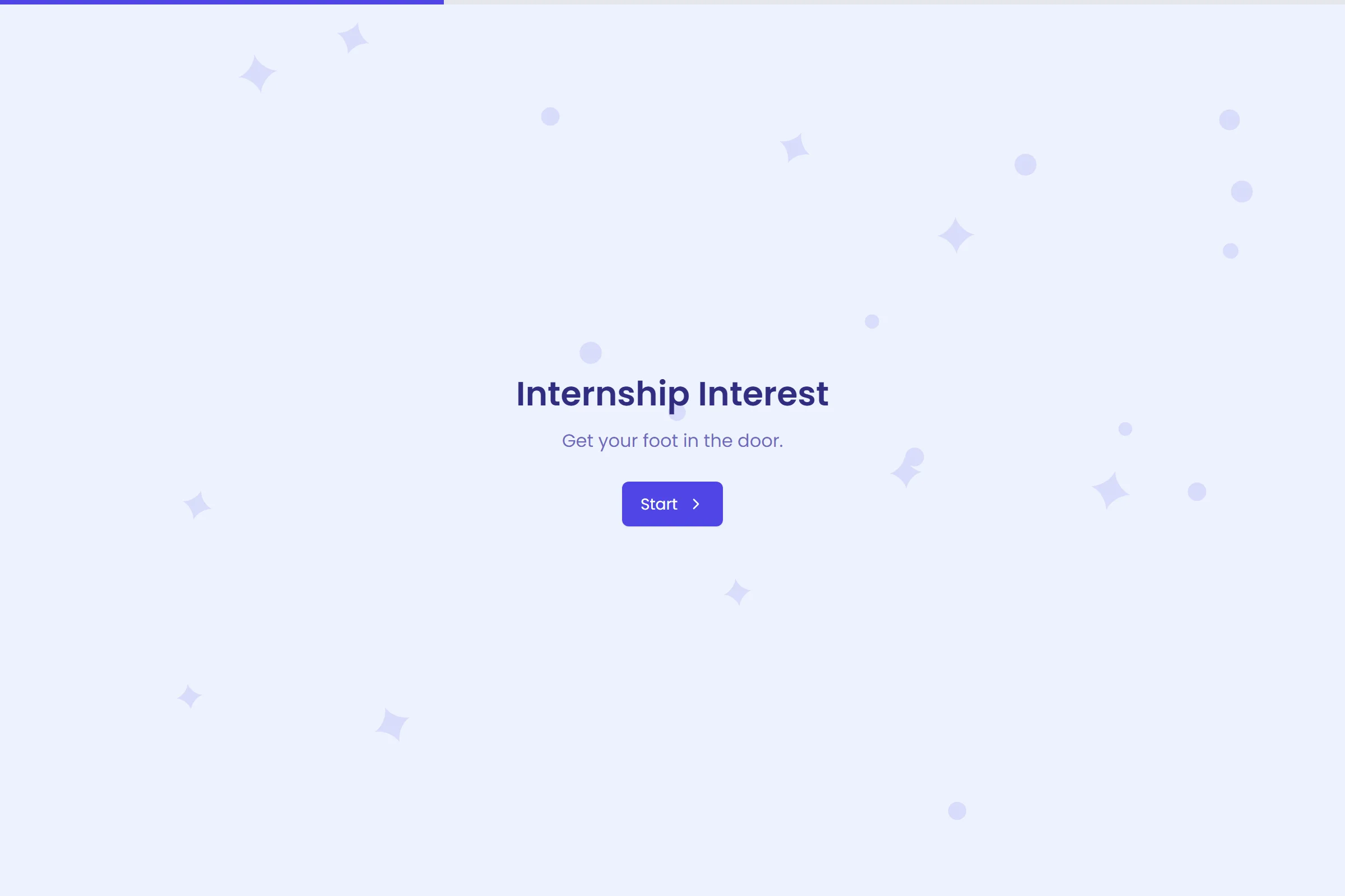 Internship Interest template preview