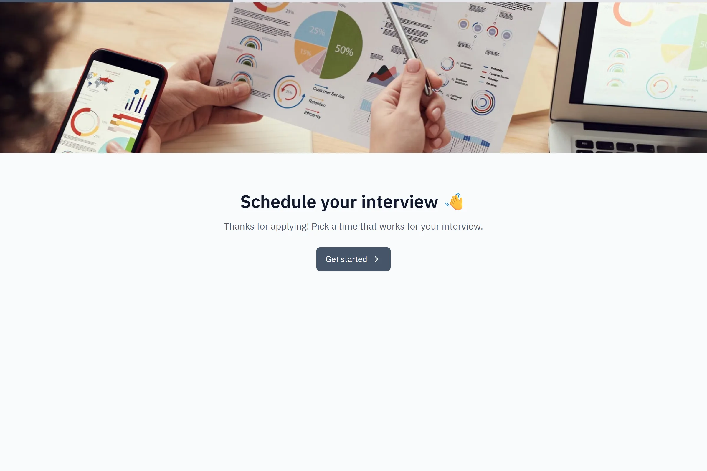 Interview Scheduling template preview