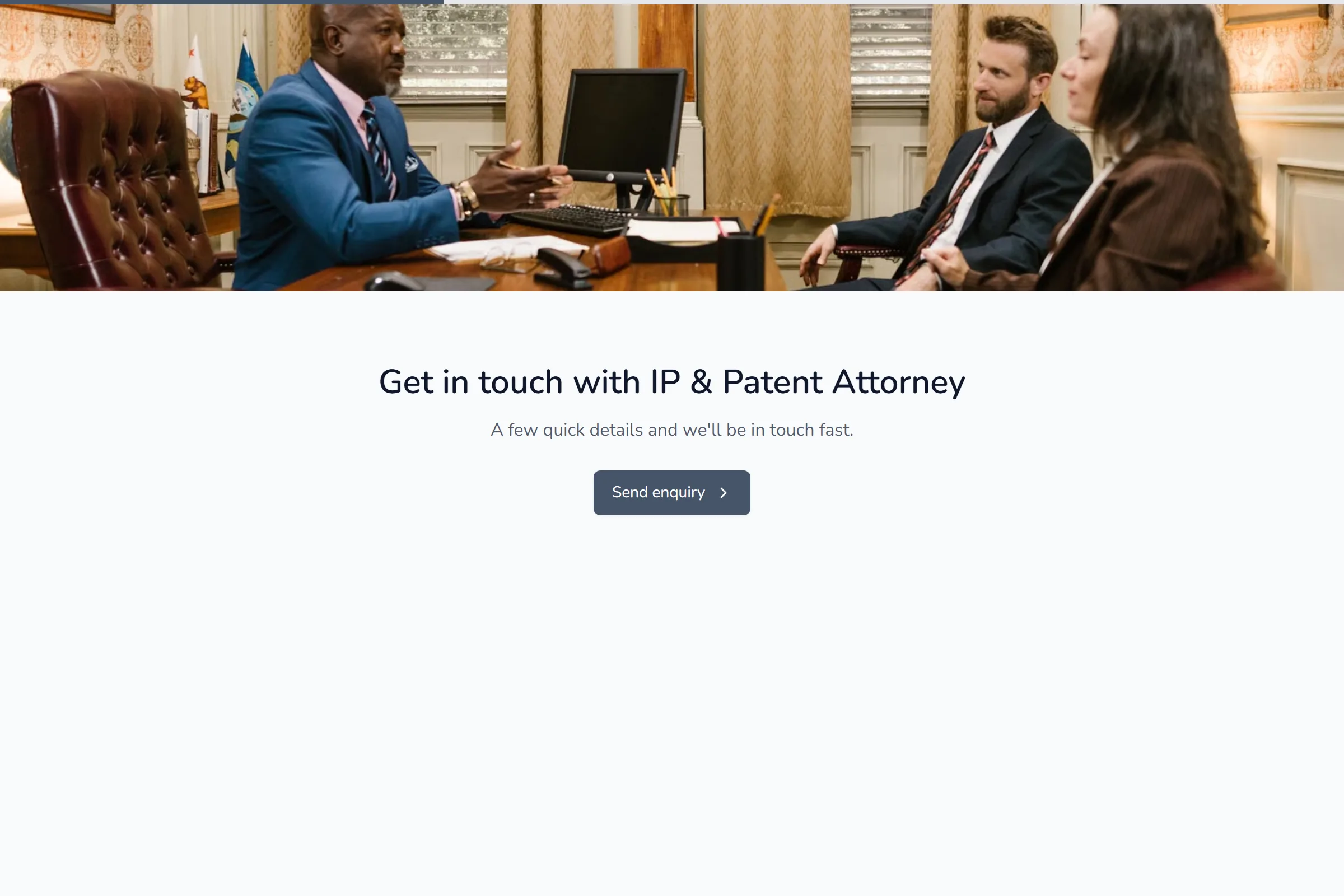 IP & Patent Attorney Enquiry template preview
