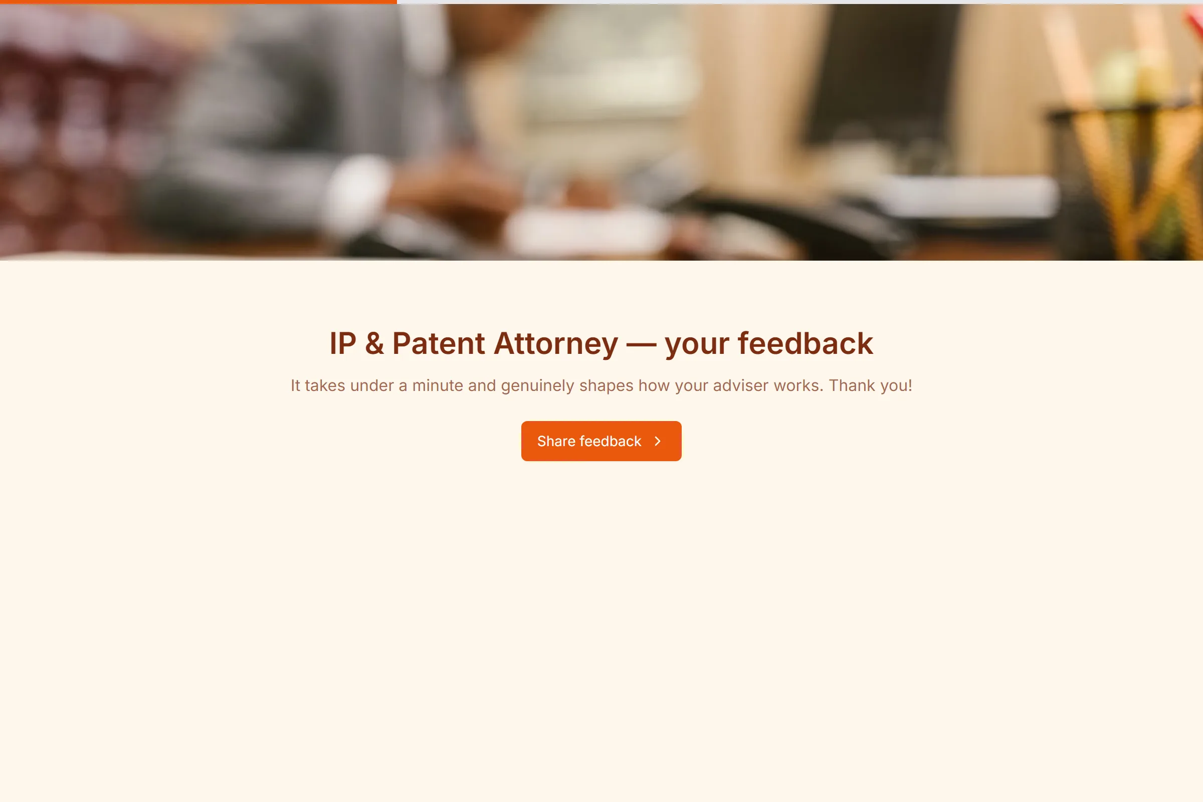 IP & Patent Attorney Satisfaction Survey template preview