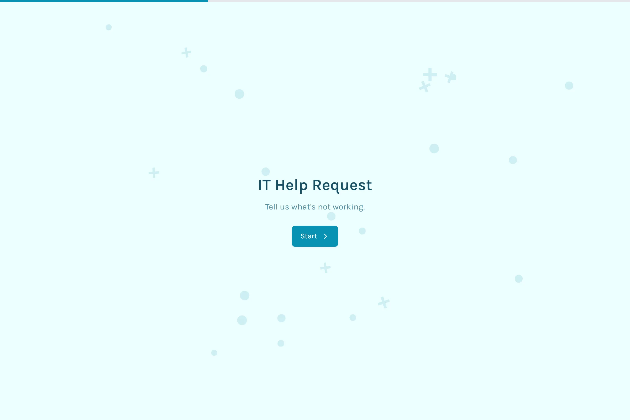 IT Help Request template preview