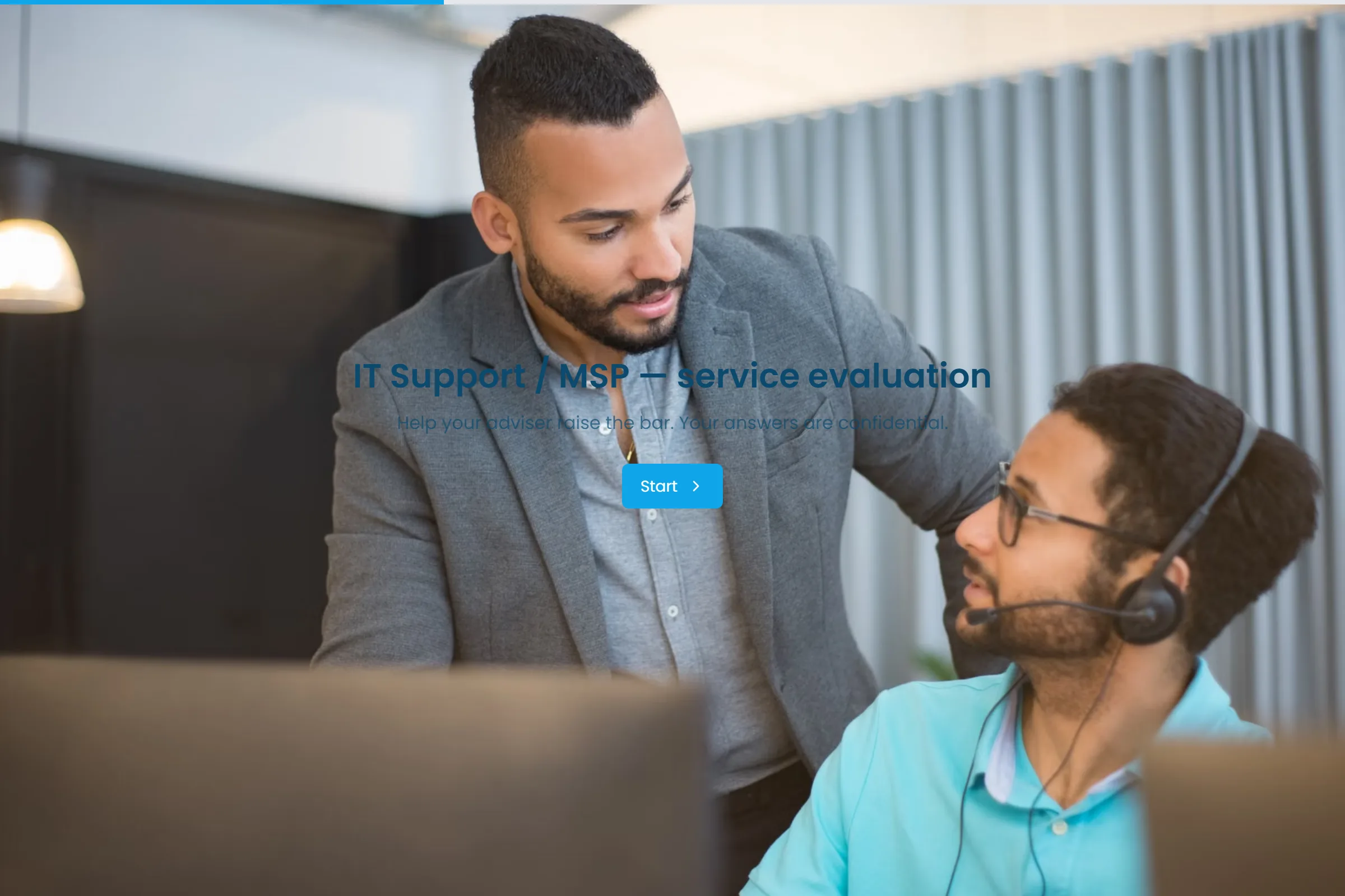 IT Support / MSP Service Evaluation template preview