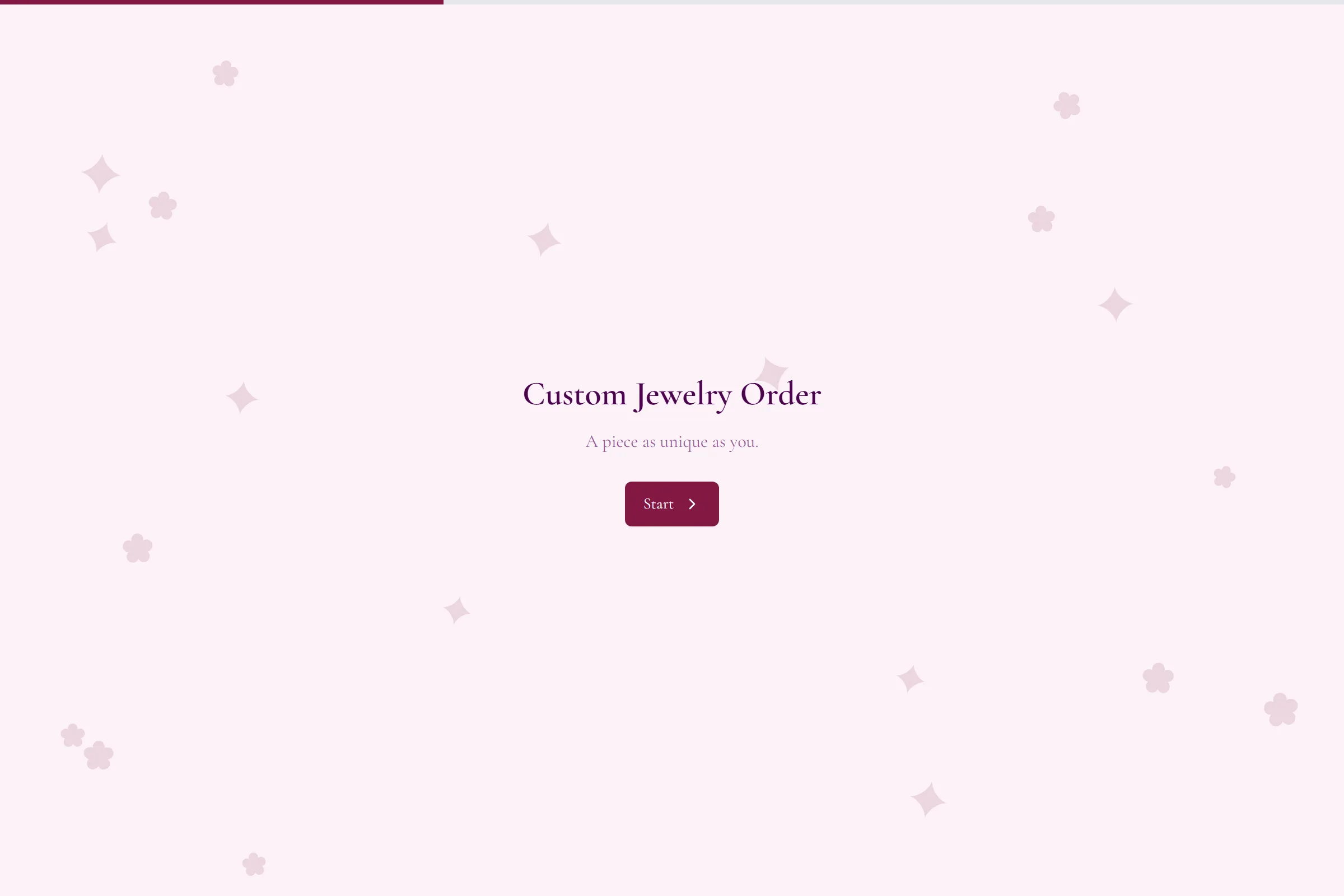 Custom Jewelry Order template preview