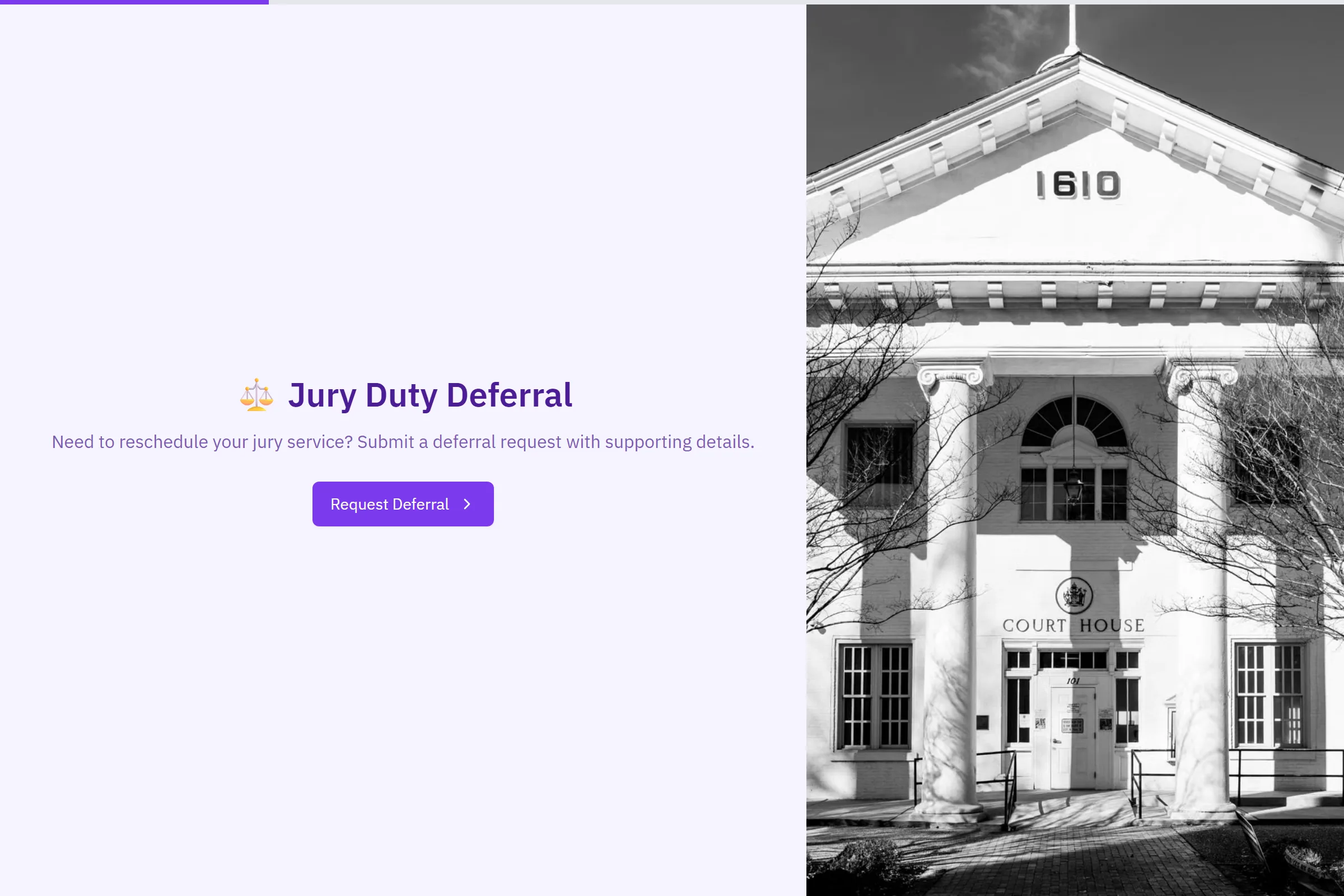 Jury Duty Deferral Request template preview