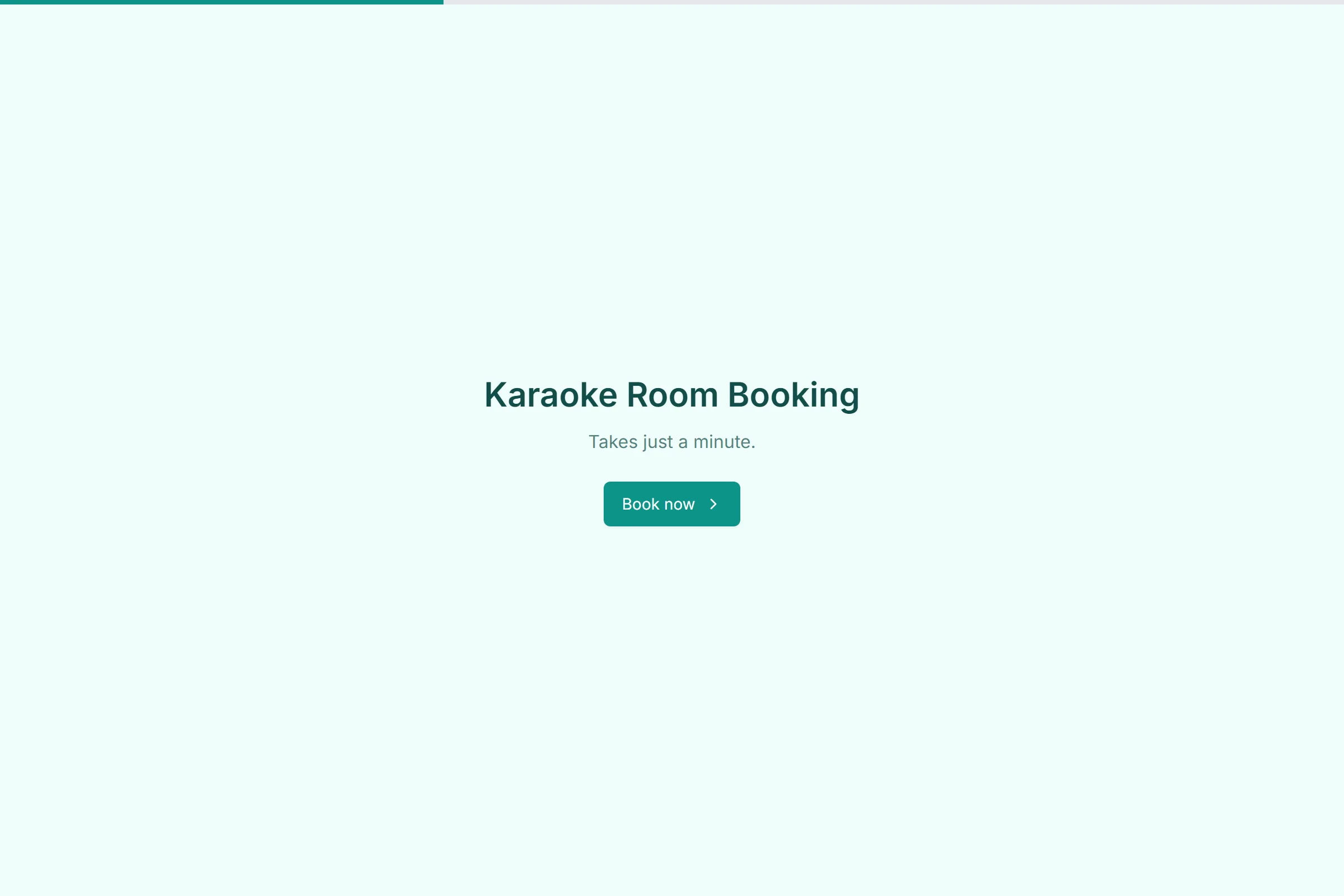 Karaoke Room Booking template preview