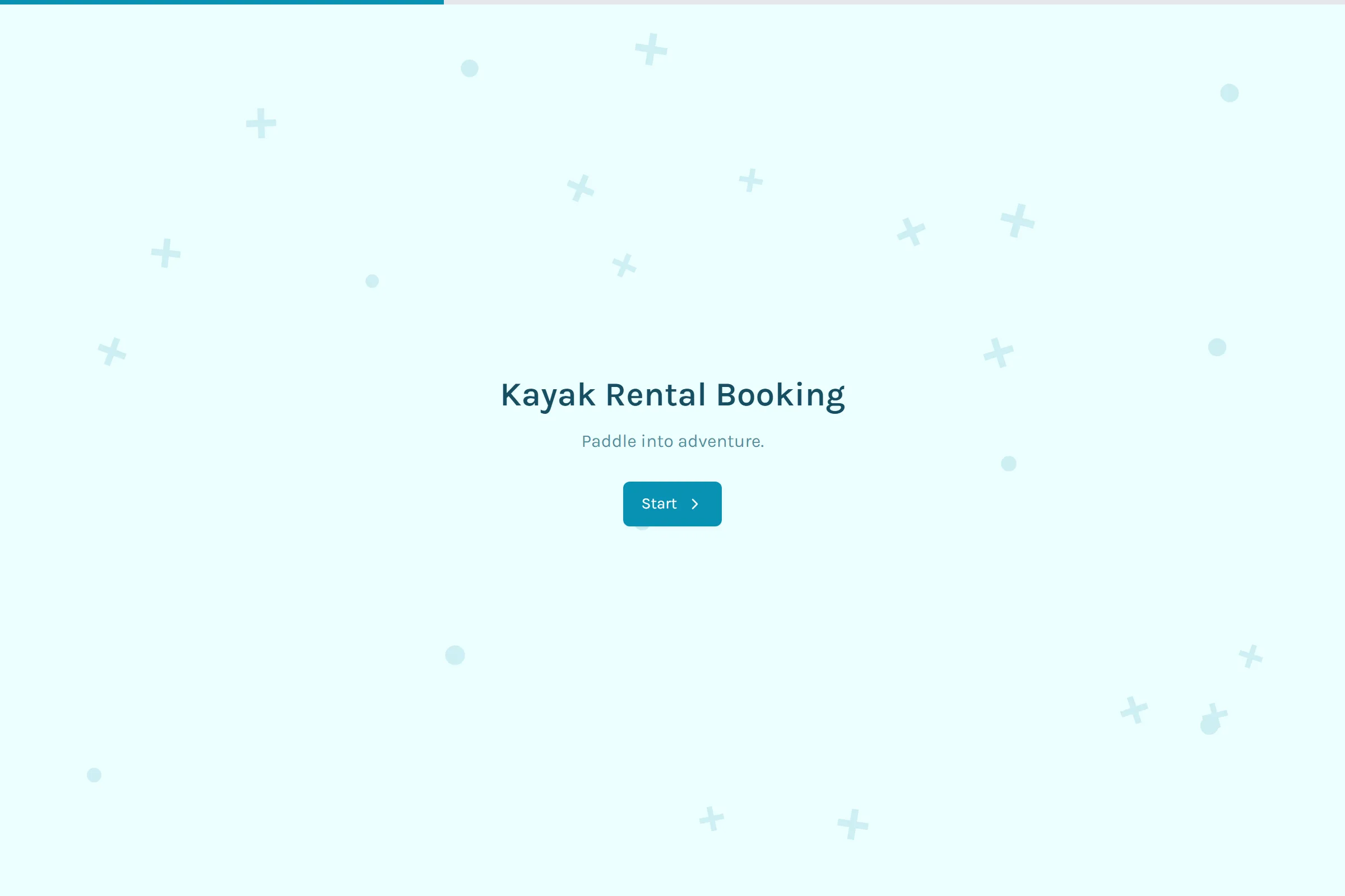 Kayak Rental Booking template preview