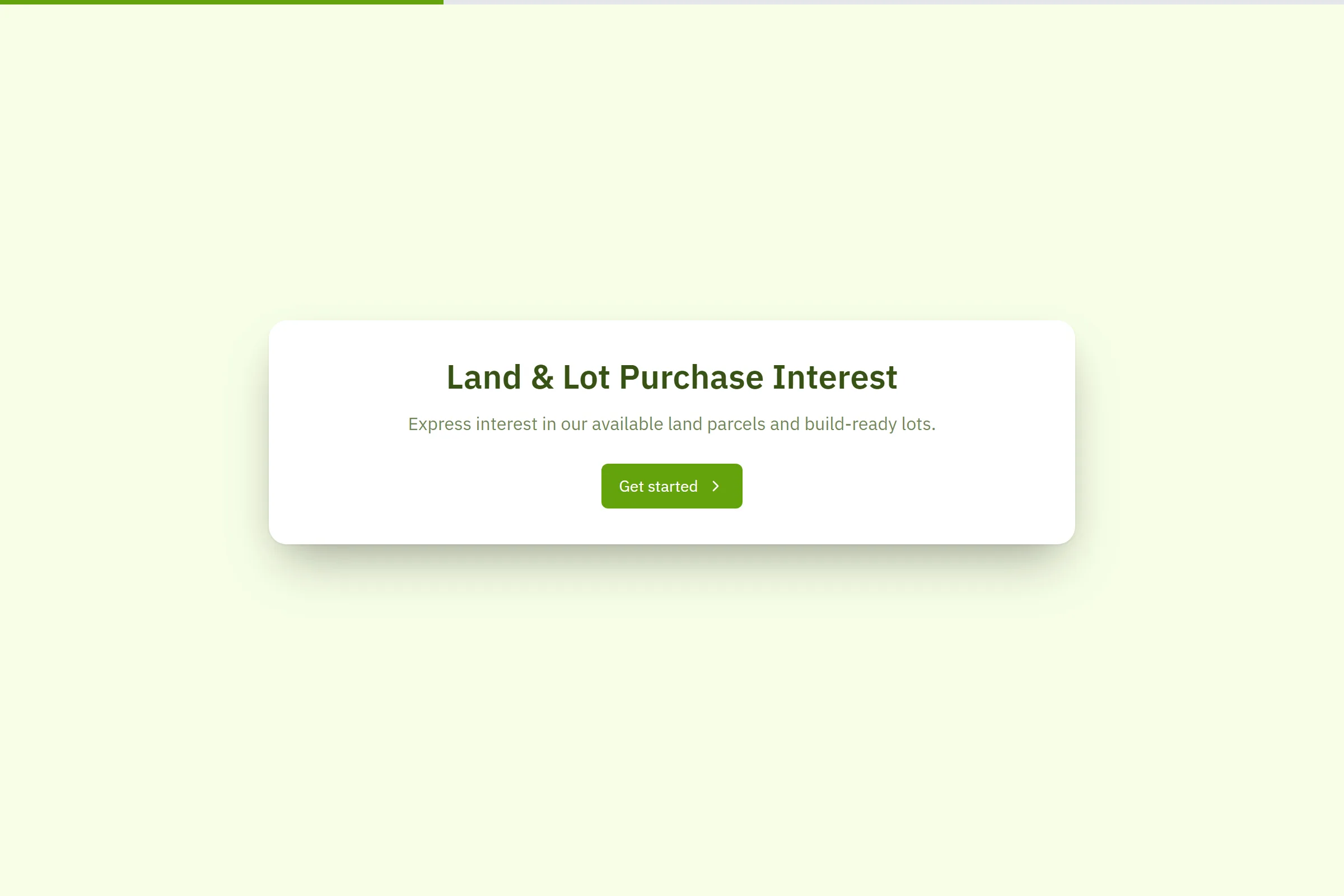 Land & Lot Purchase Interest template preview