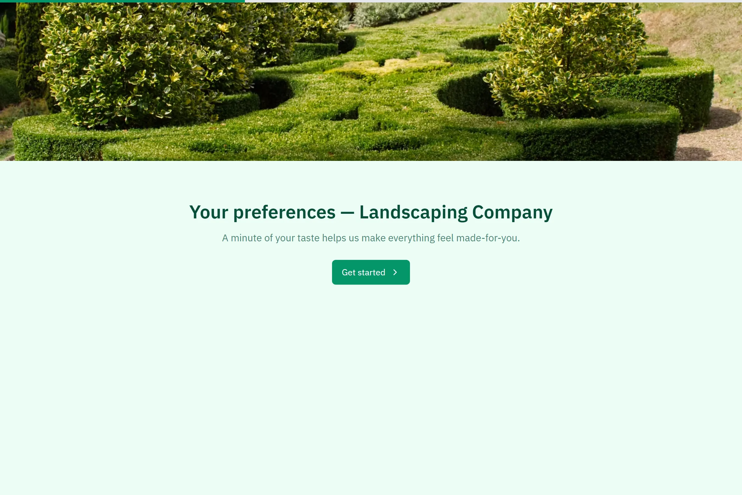 Landscaping Company Design Preferences Board template preview
