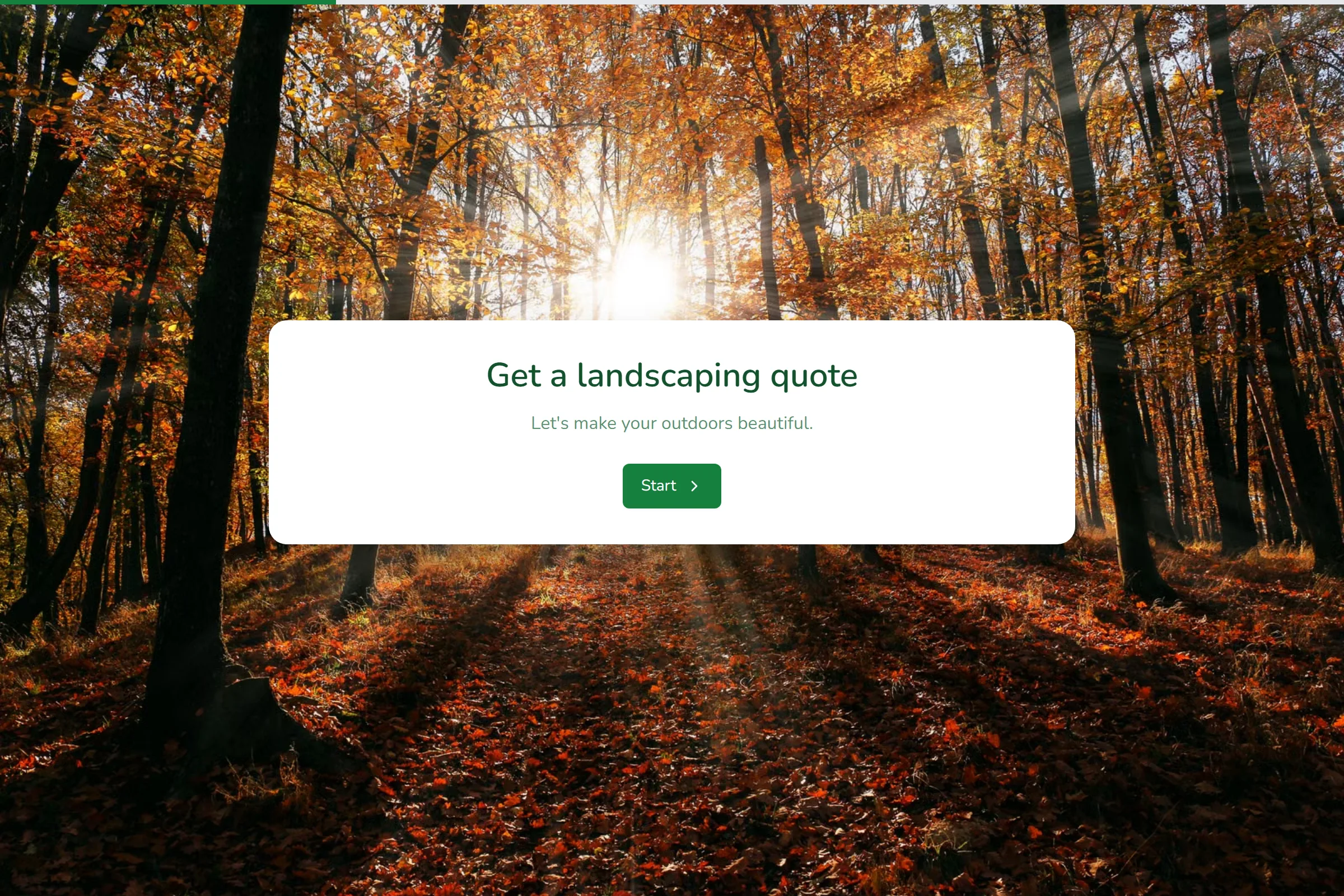 Landscaping Quote template preview