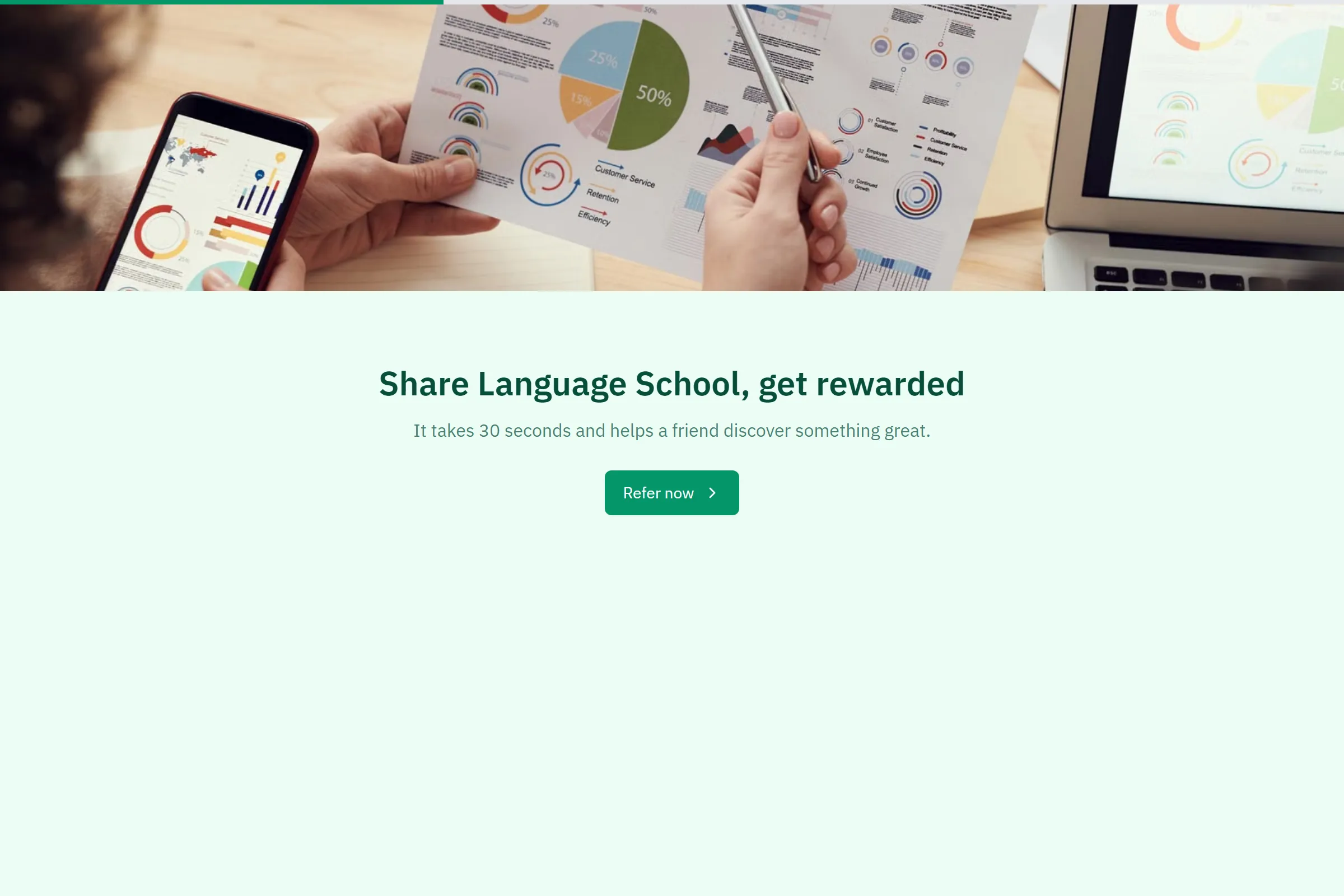 Language School Referral Form template preview