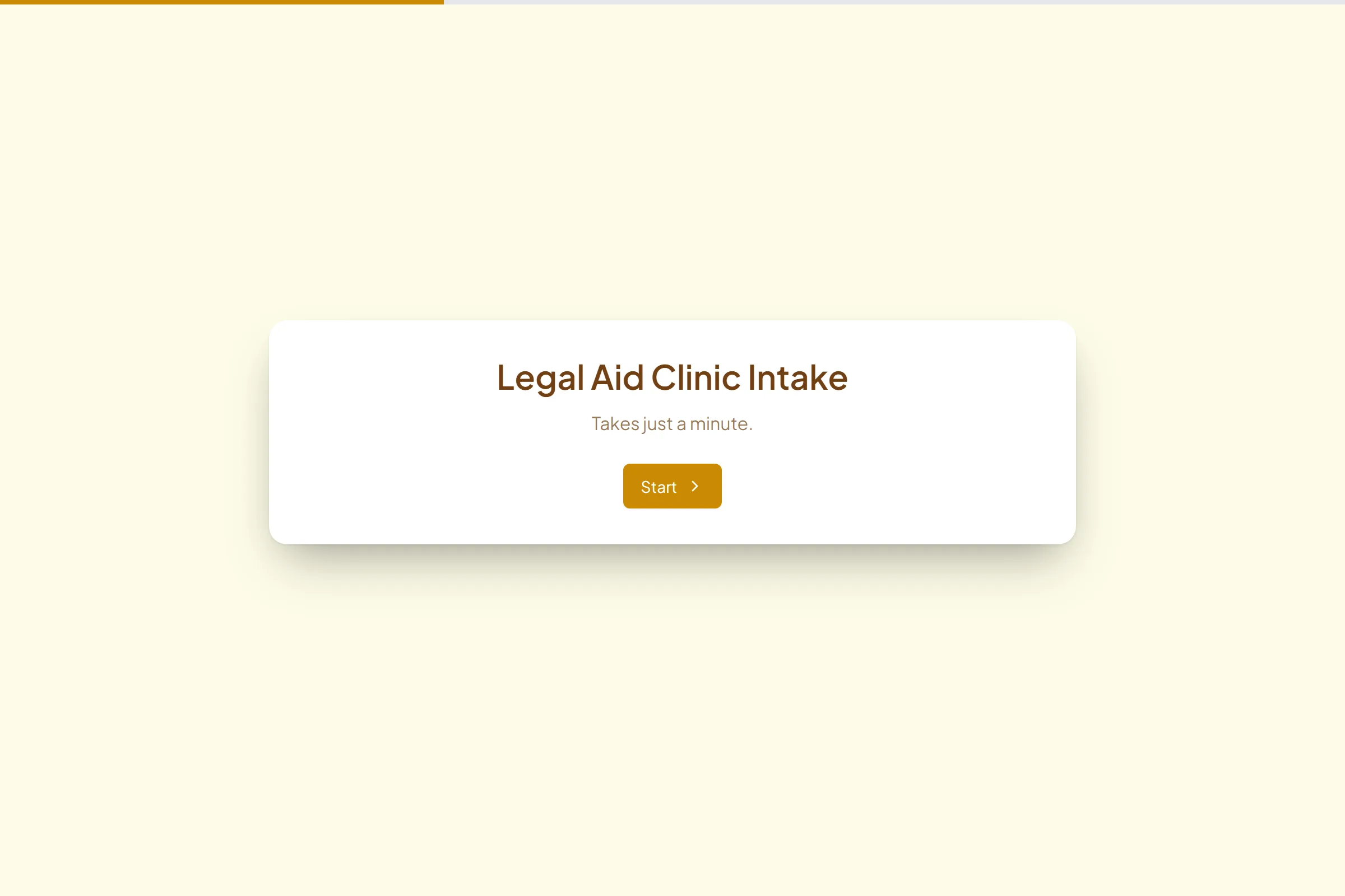Legal Aid Clinic Intake template preview