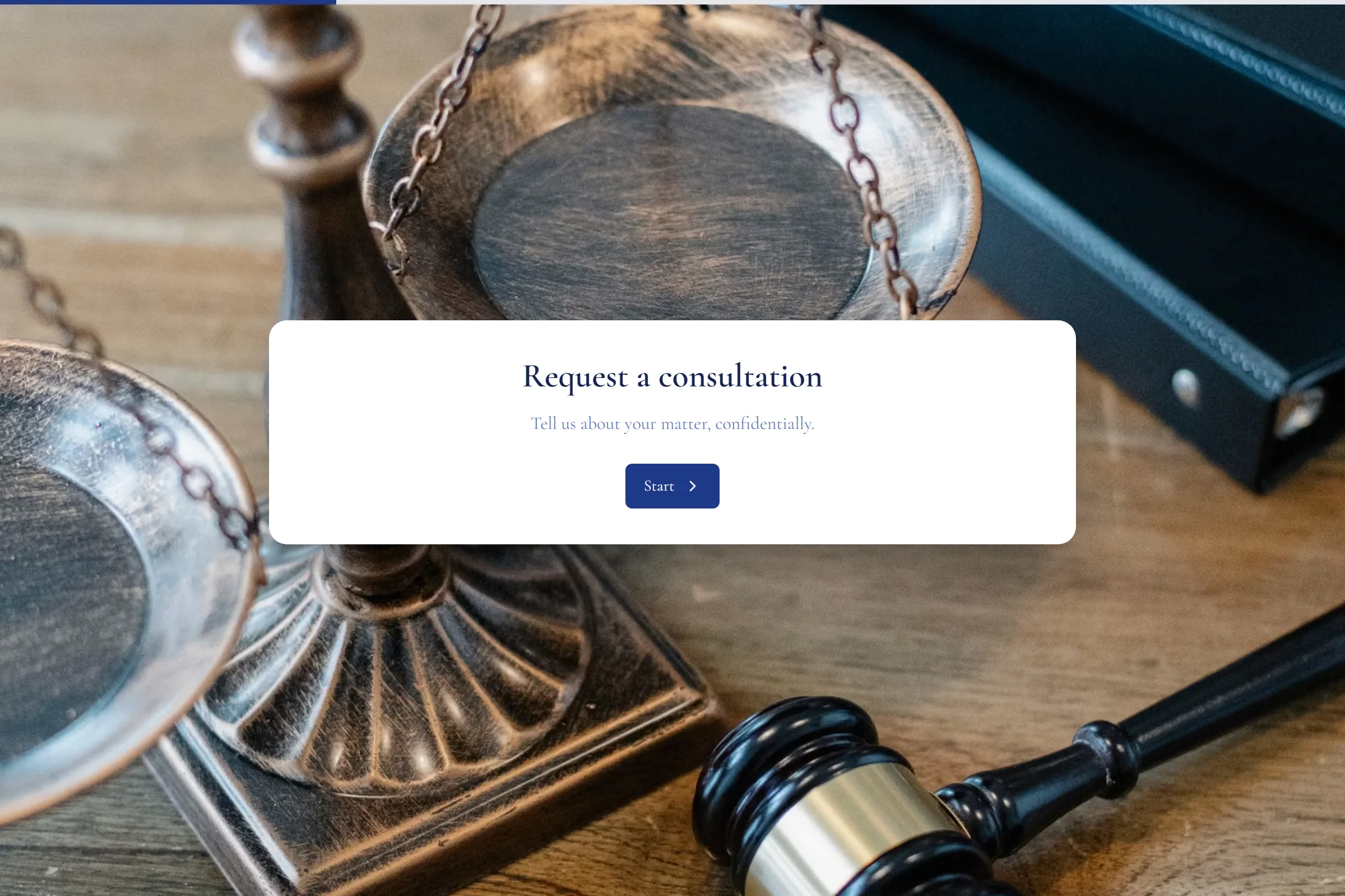 Legal Consultation Request template preview