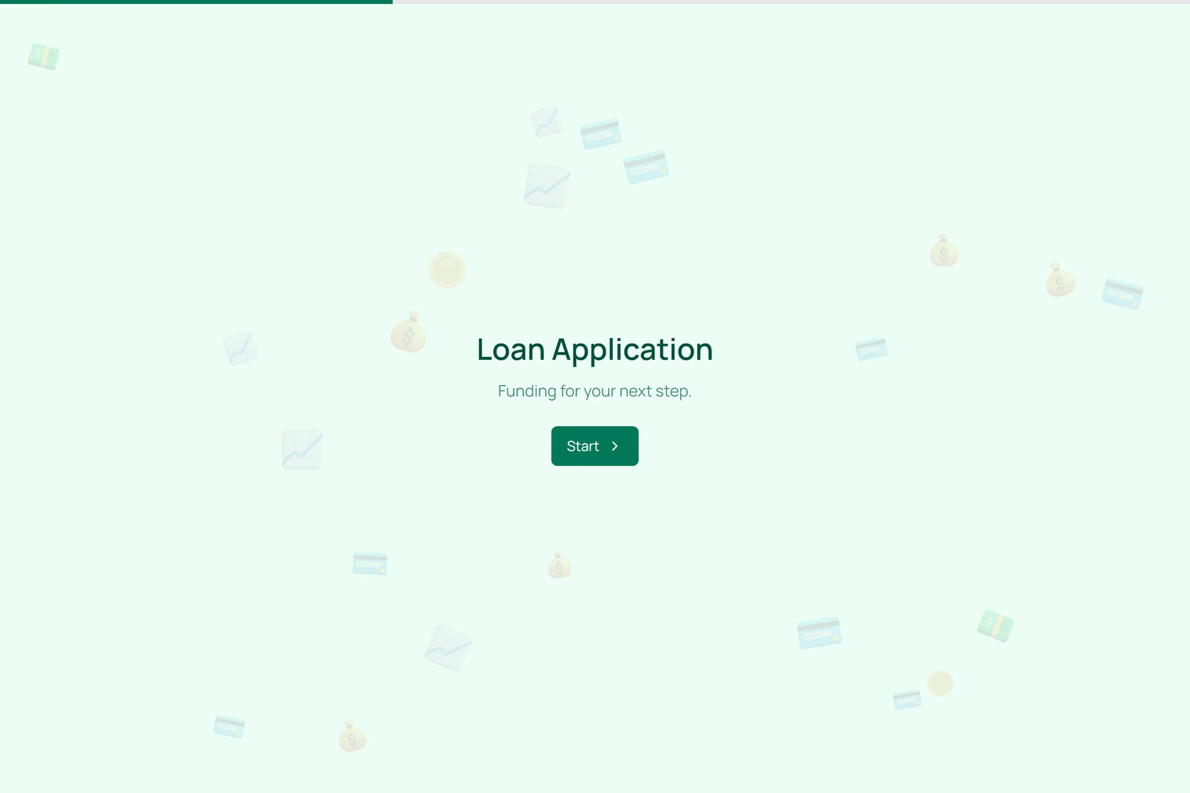 Loan Application template preview