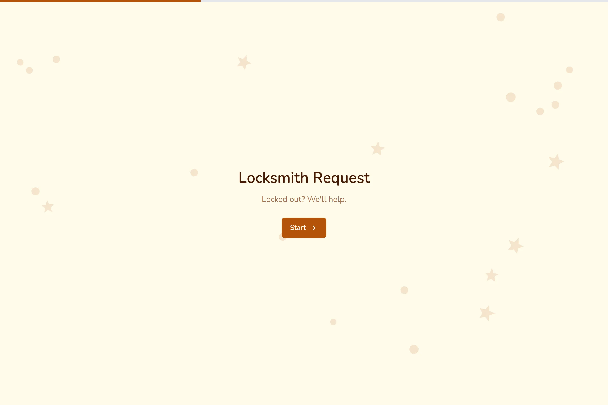 Locksmith Request template preview