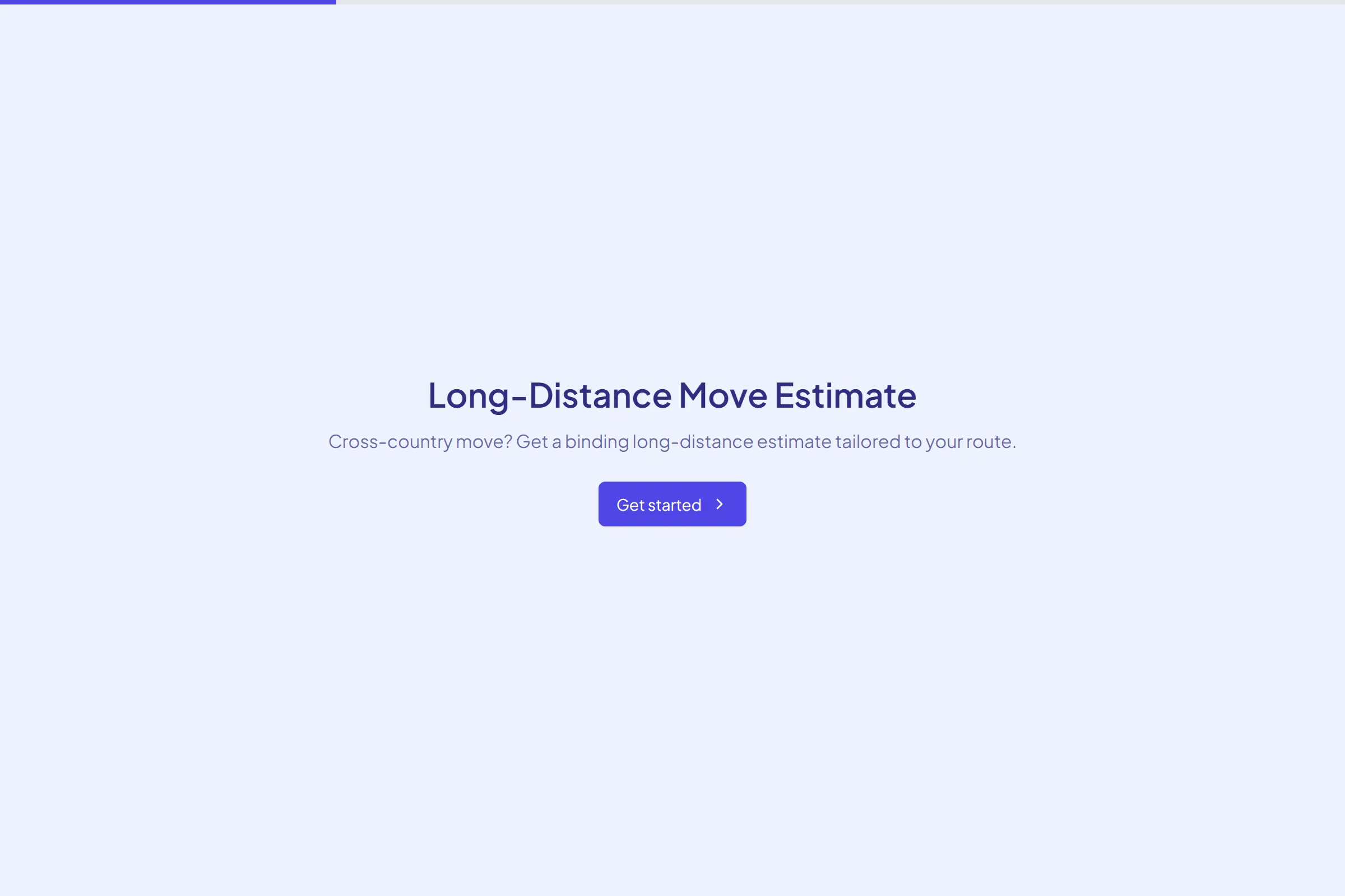 Long-Distance Move Estimate template preview