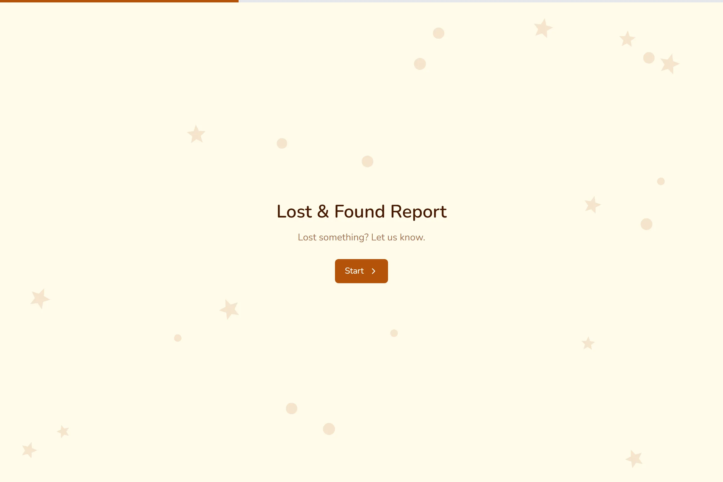 Lost & Found Report template preview