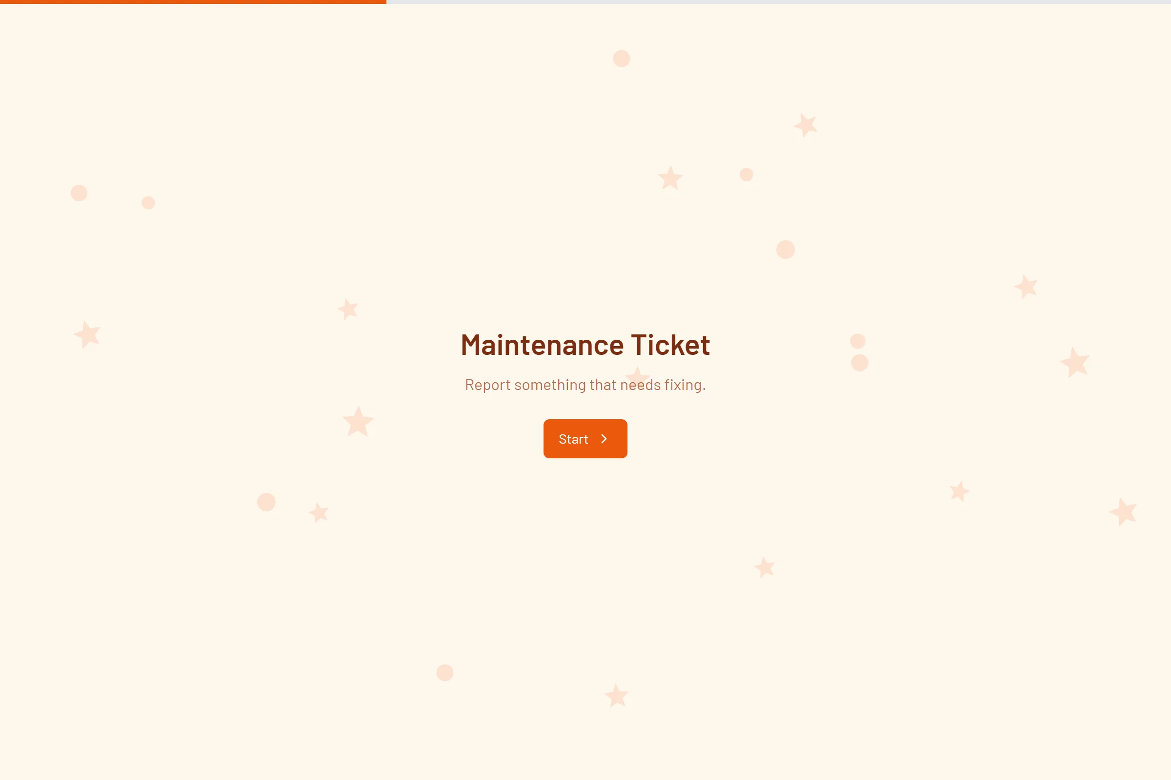 Maintenance Ticket template preview