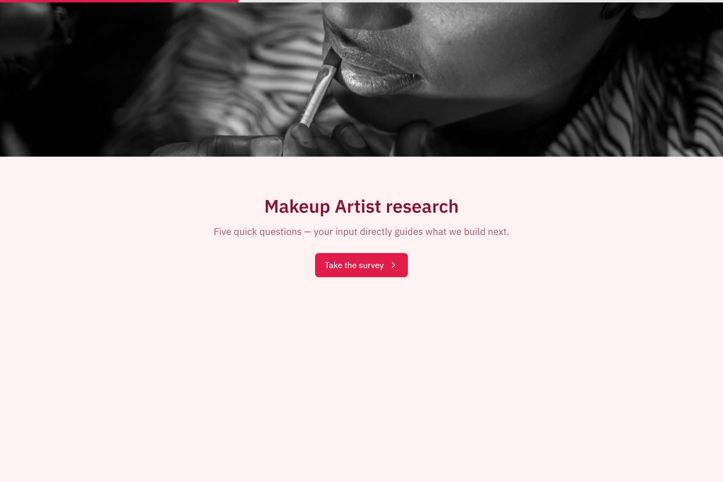 Makeup Artist Market Research Survey template preview