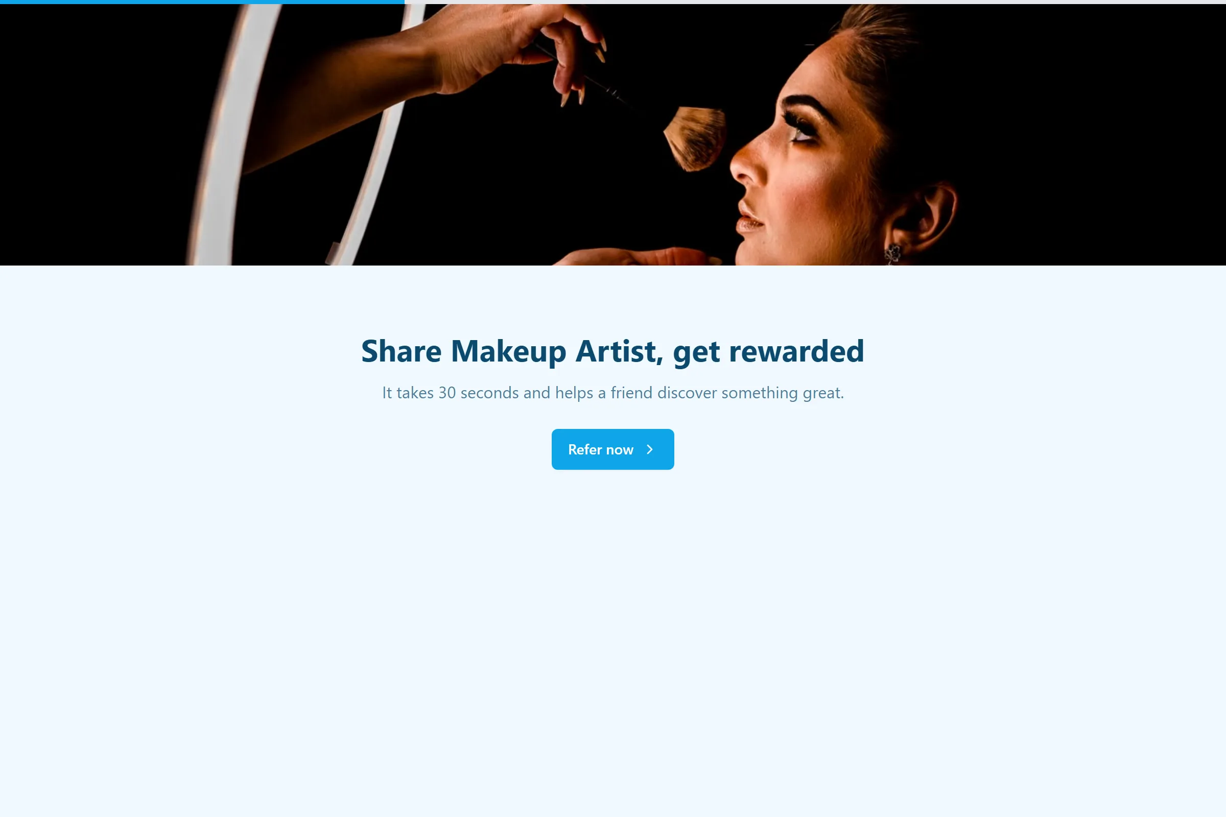 Makeup Artist Referral Form template preview