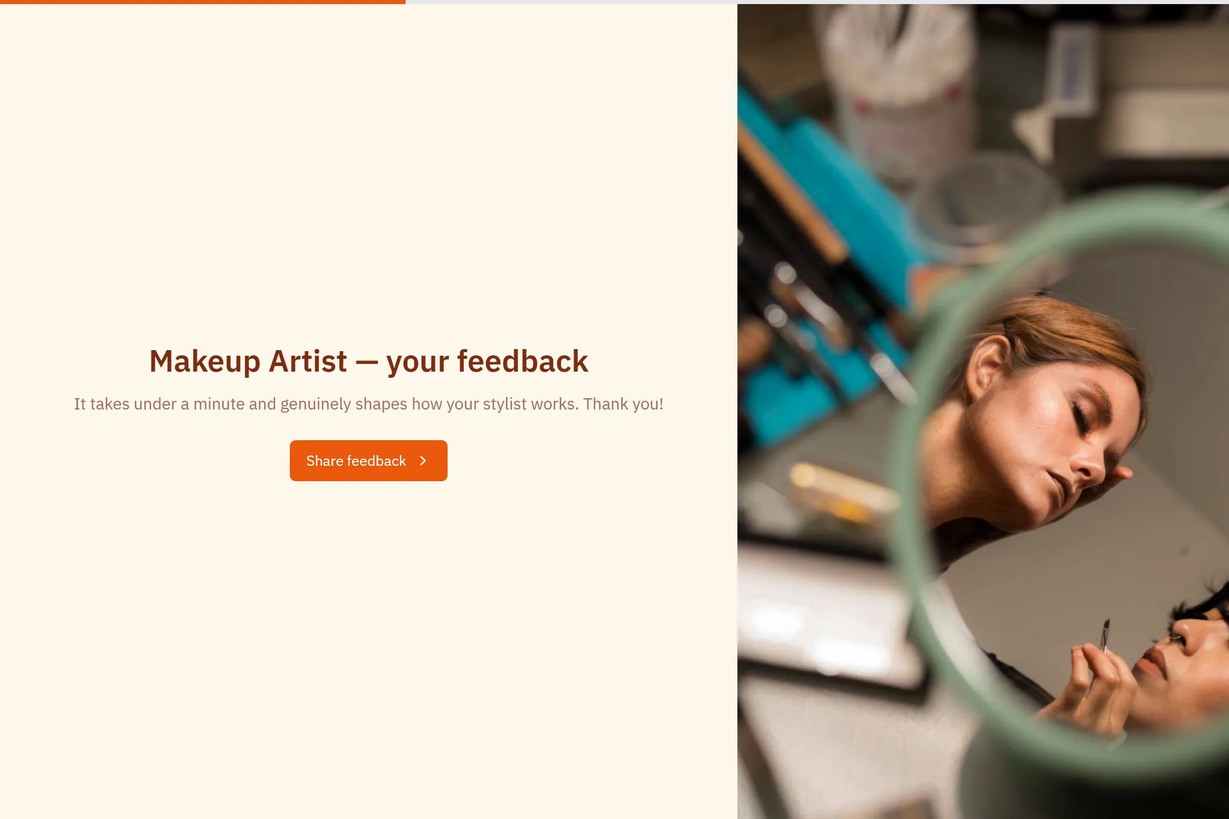 Makeup Artist Satisfaction Survey template preview