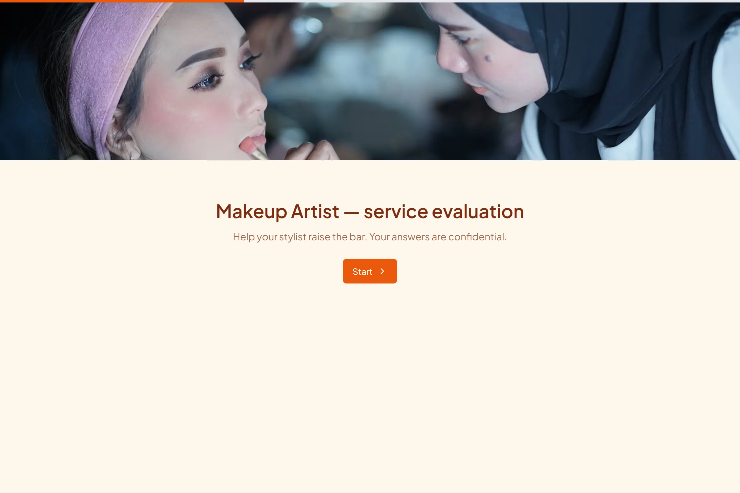 Makeup Artist Service Evaluation template preview
