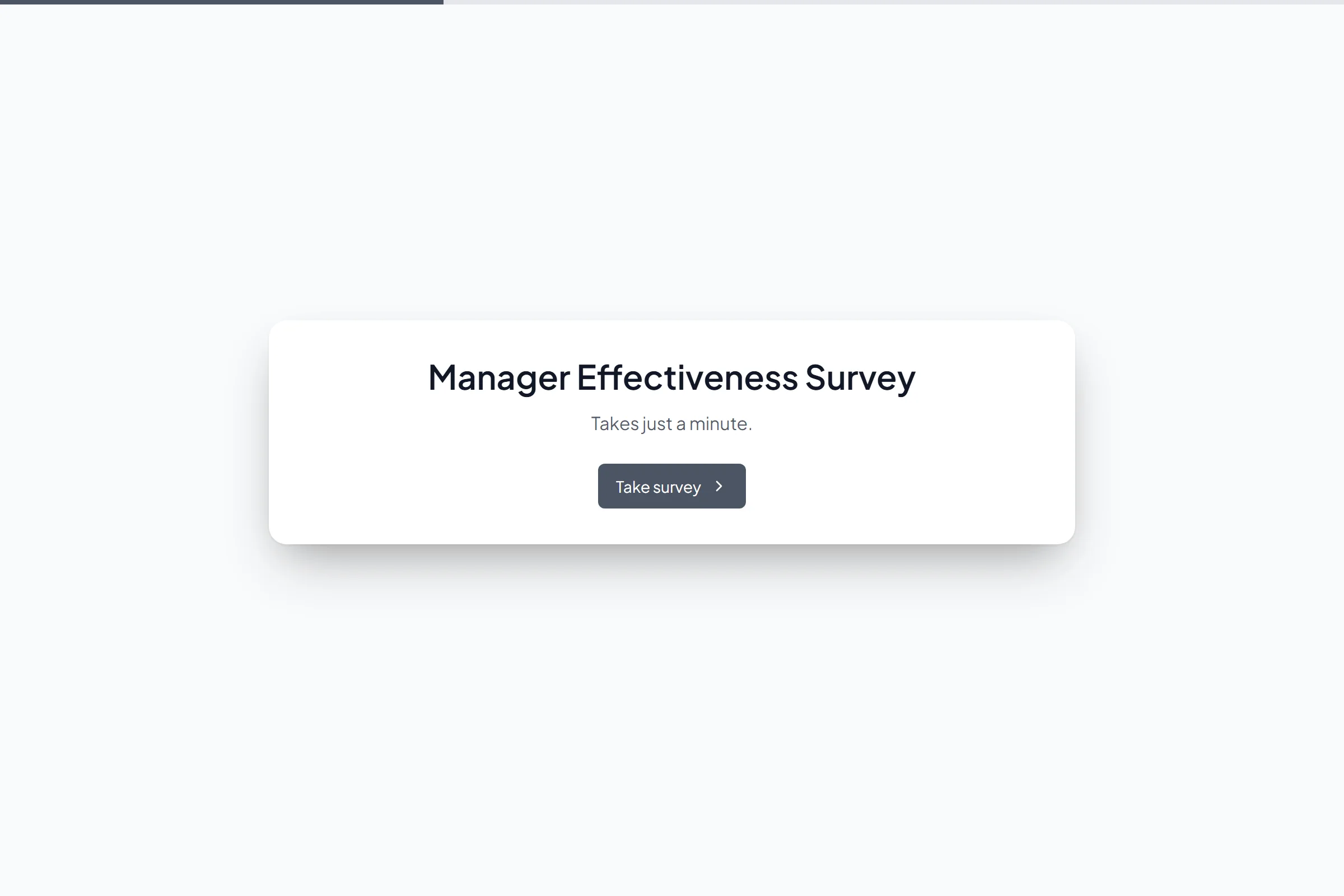 Manager Effectiveness Survey template preview