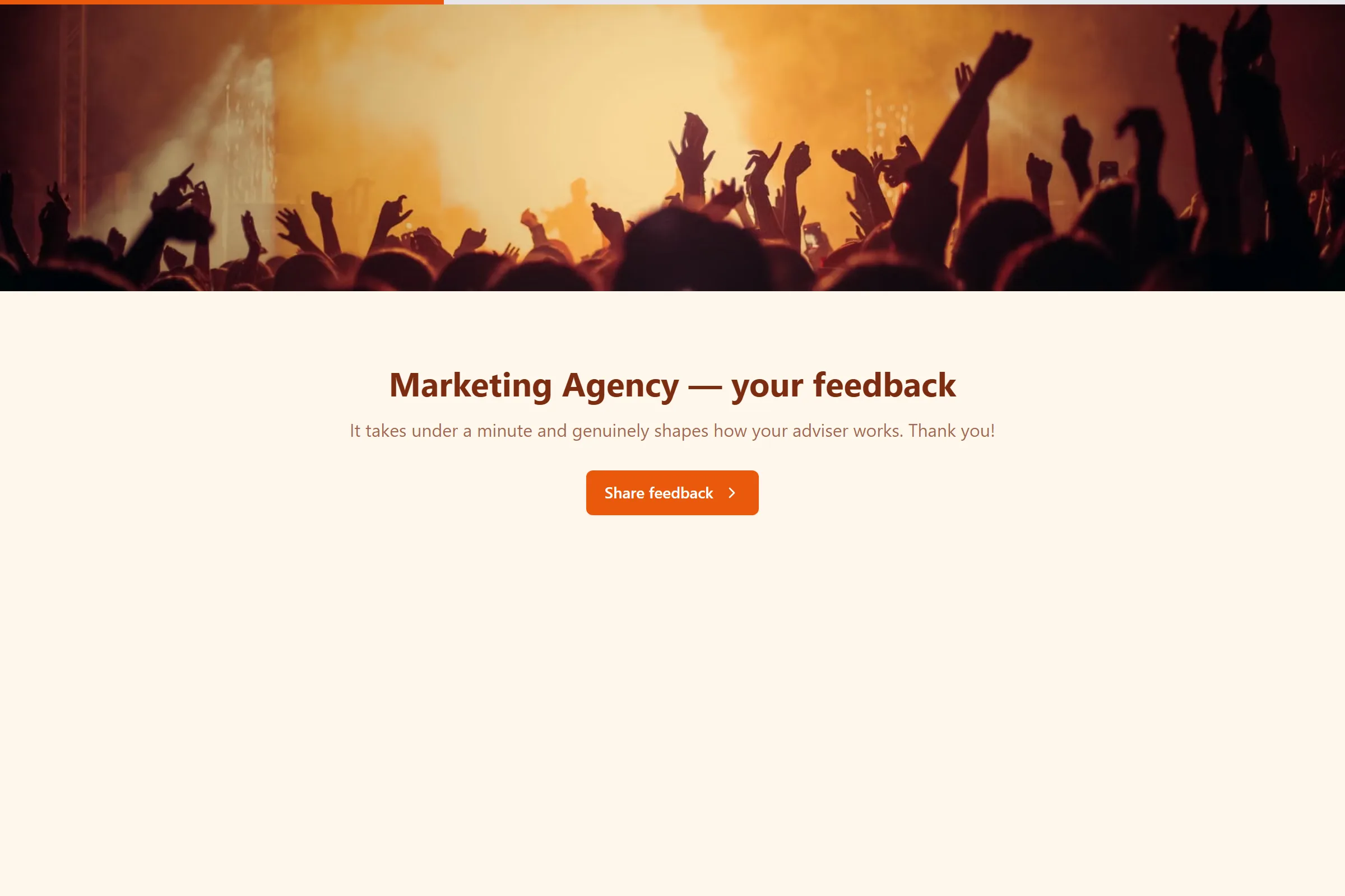 Marketing Agency Satisfaction Survey template preview