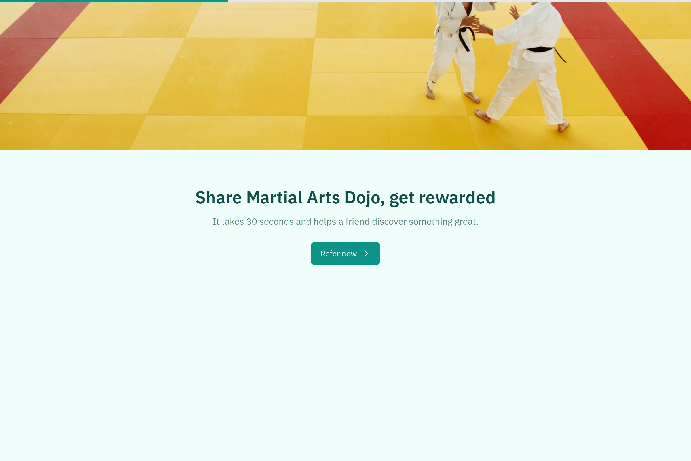 Martial Arts Dojo Referral Form template preview