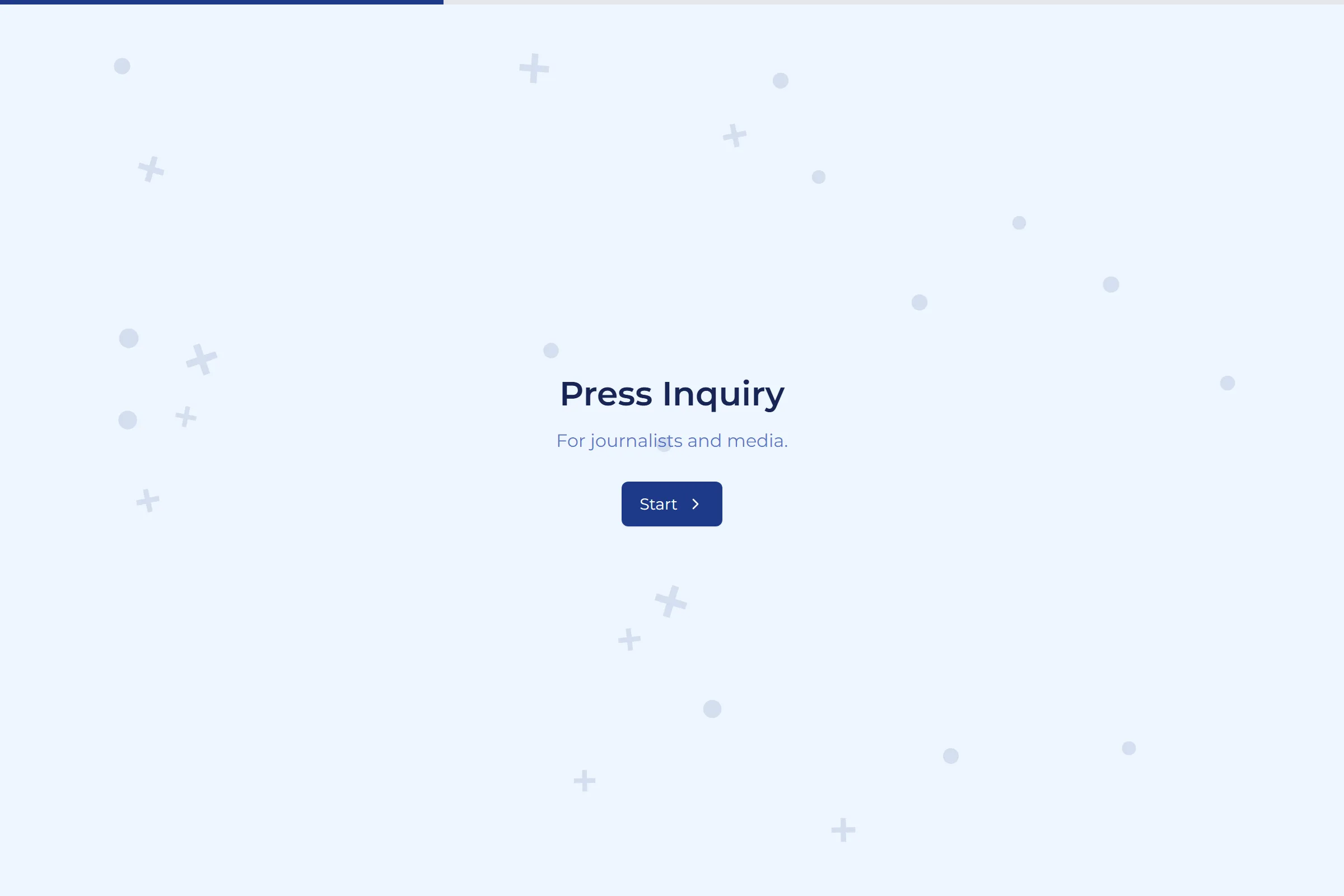 Press Inquiry template preview