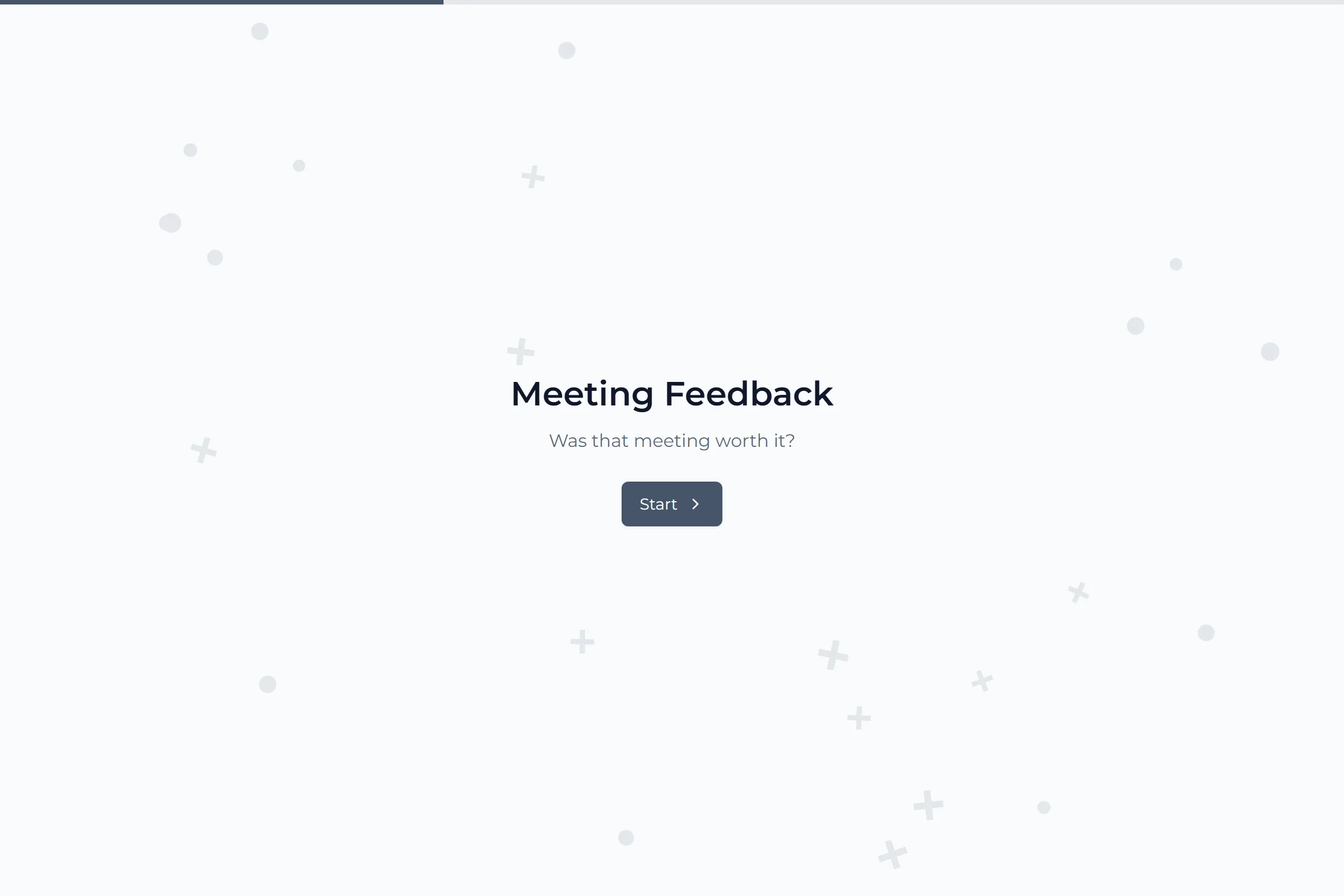 Meeting Feedback template preview